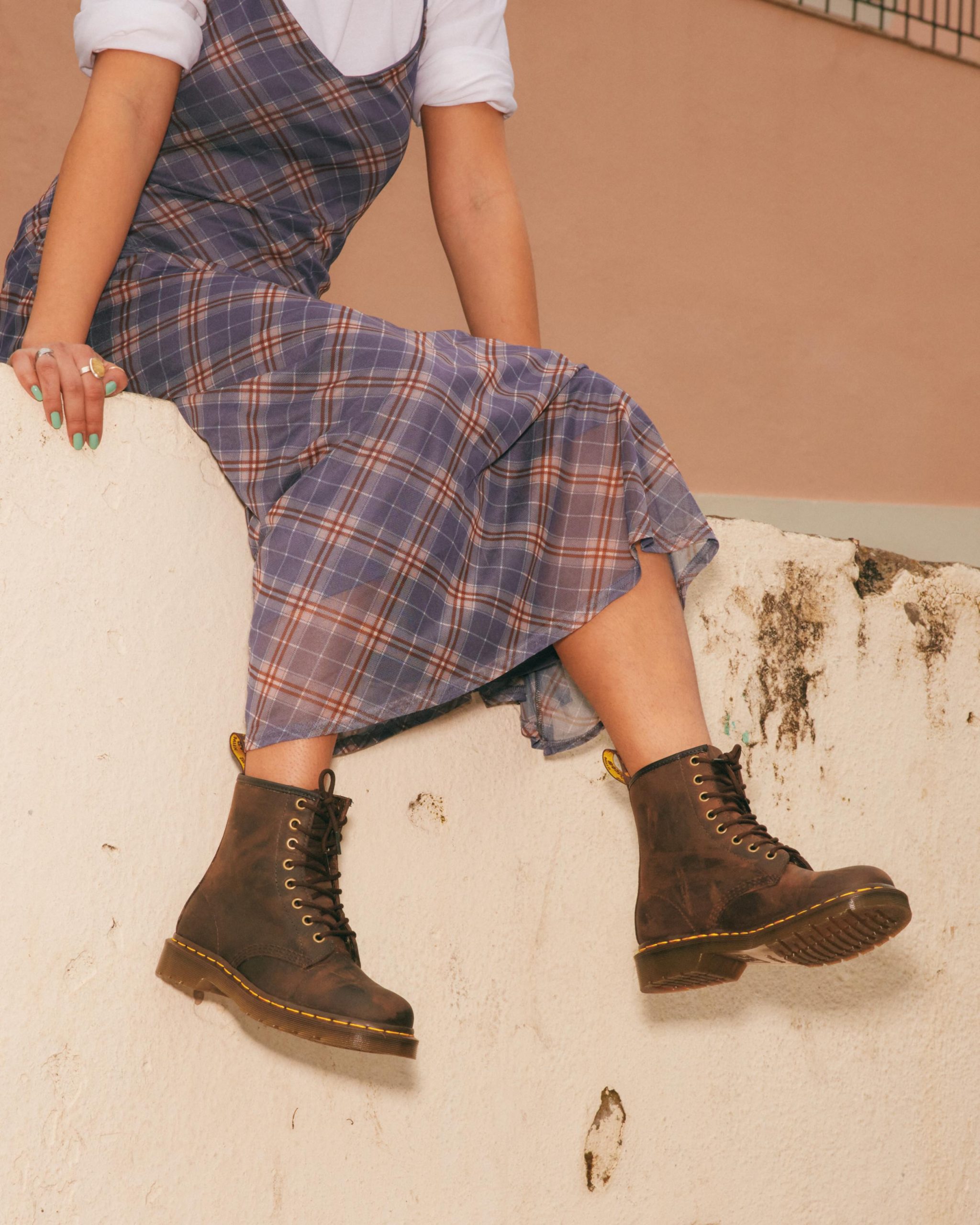 1460 Crazy Horse Leather Ankle Boots - Image 3