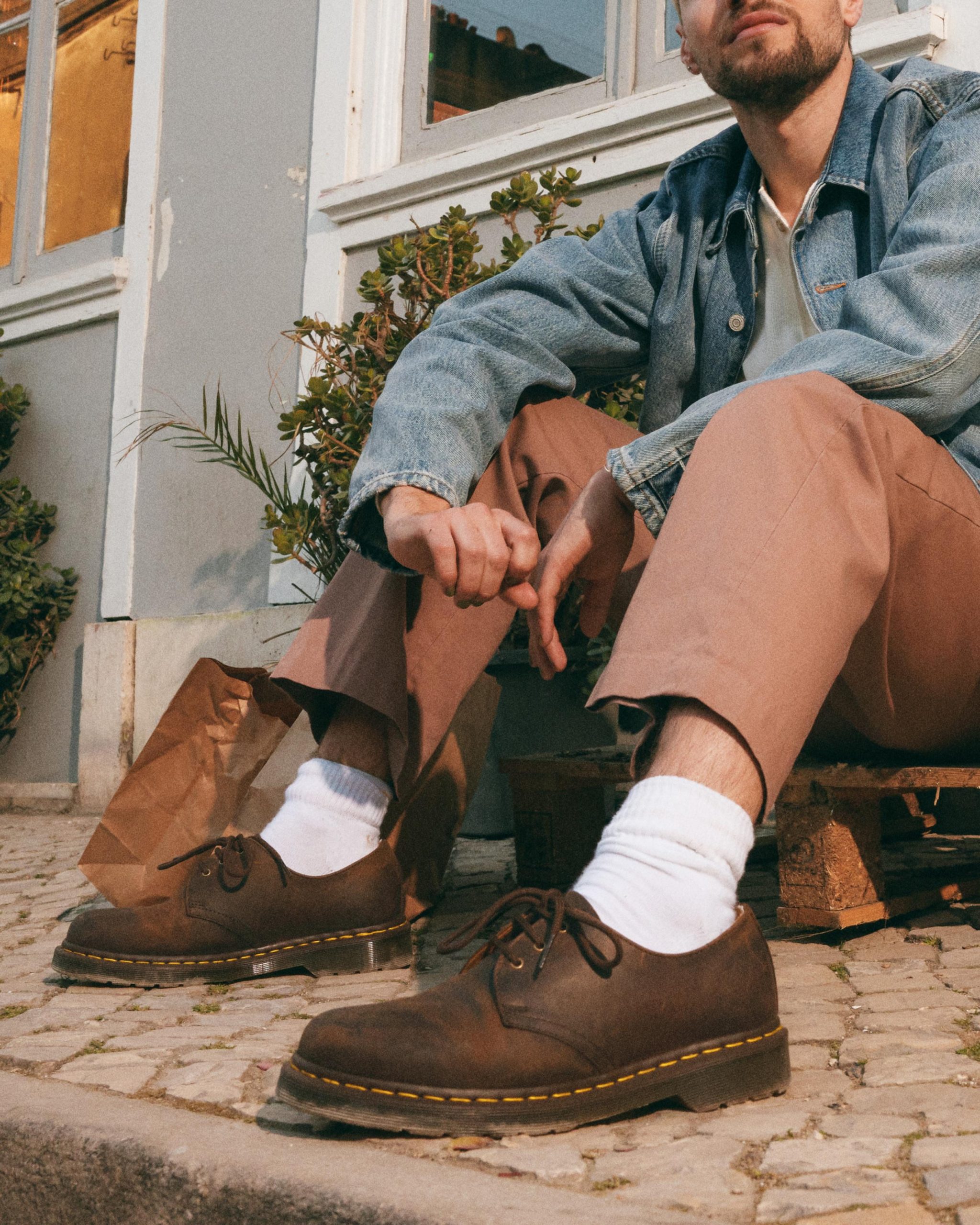 1461 Crazy Horse Leather Oxford Shoes - Image 2