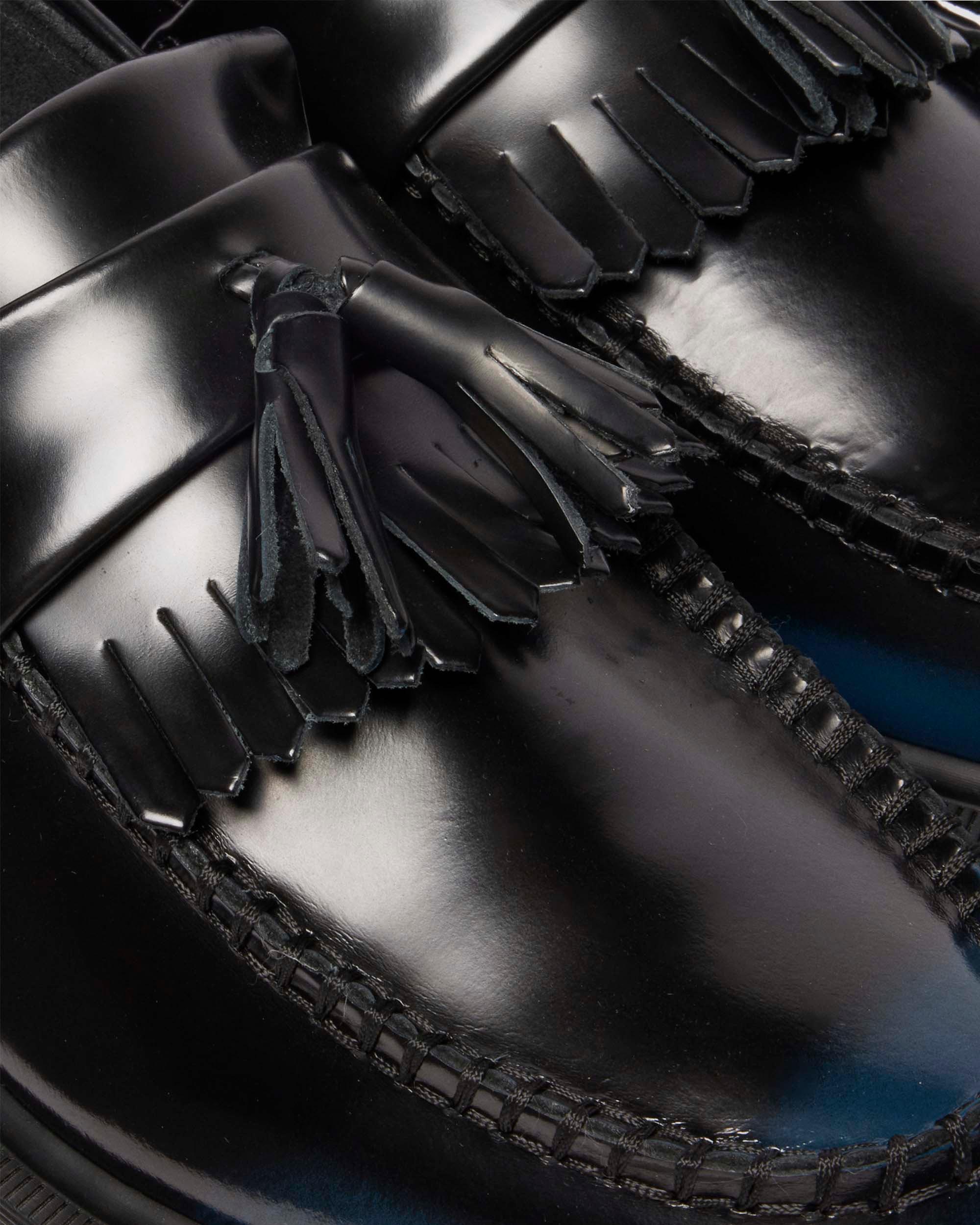 Adrian Tassel Arcadia Rub Off Leather Loafers - Image 3
