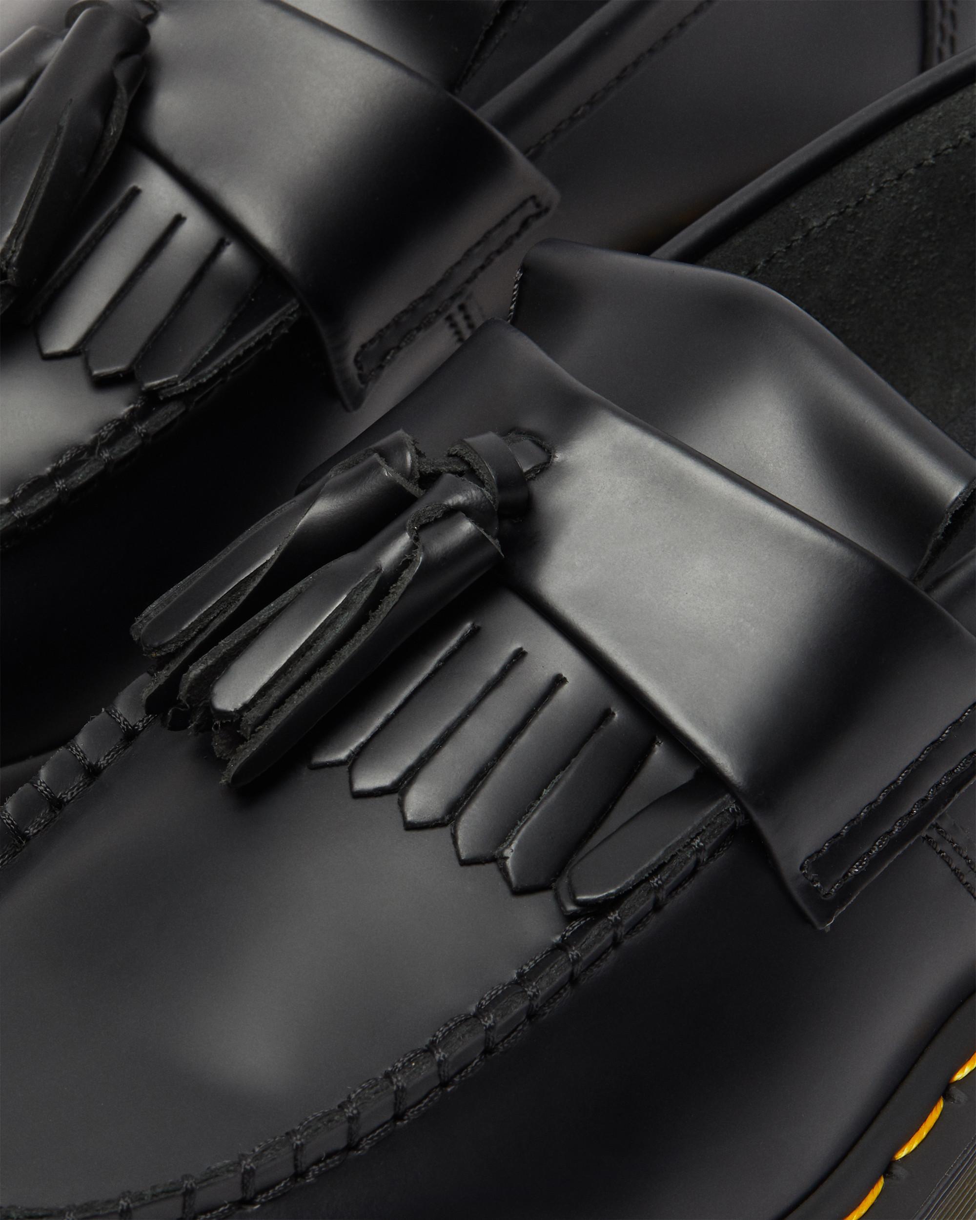 Adrian Yellow Stitch Smooth Leather Loafers - Image 3