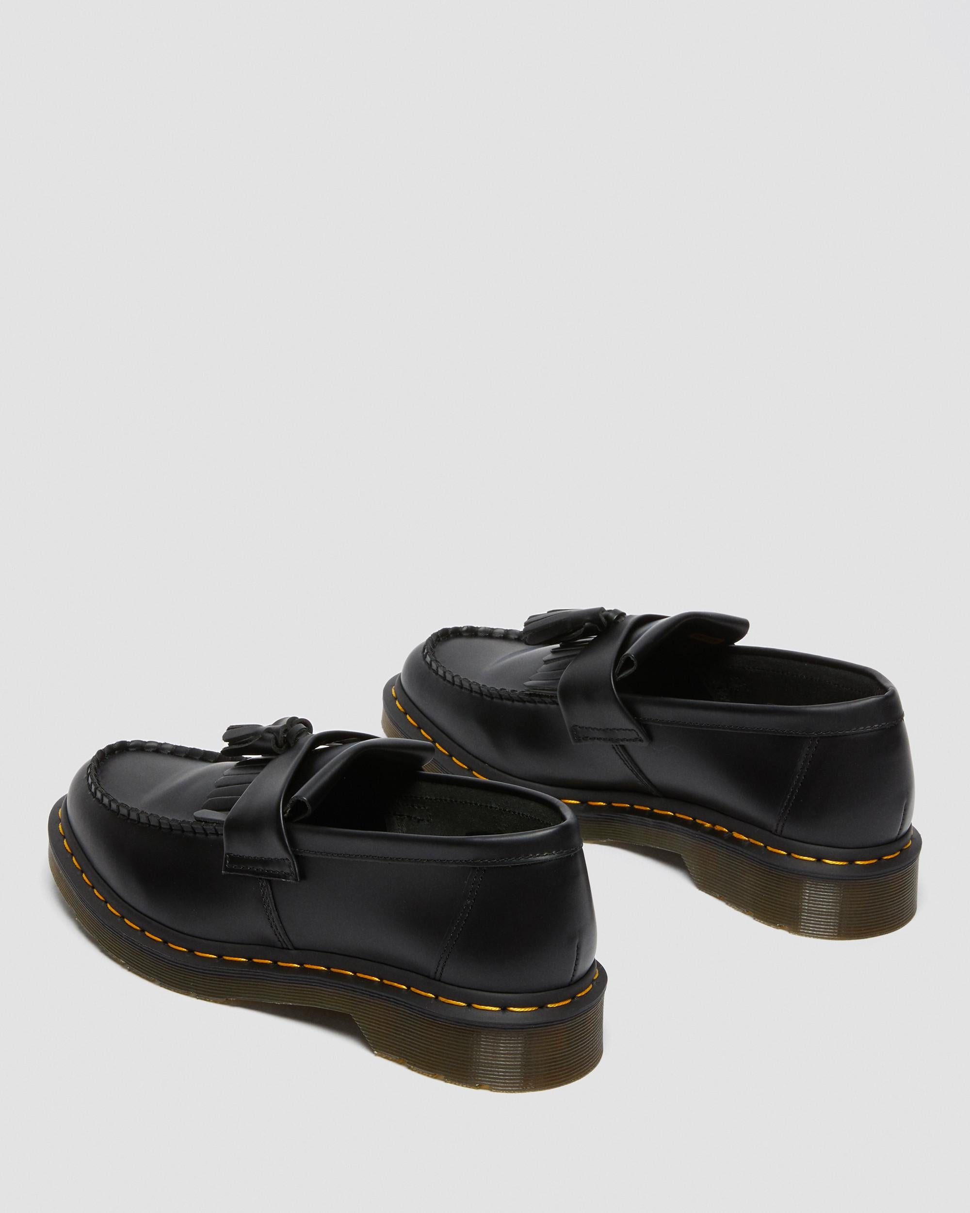 Adrian Yellow Stitch Smooth Leather Loafers - Image 6