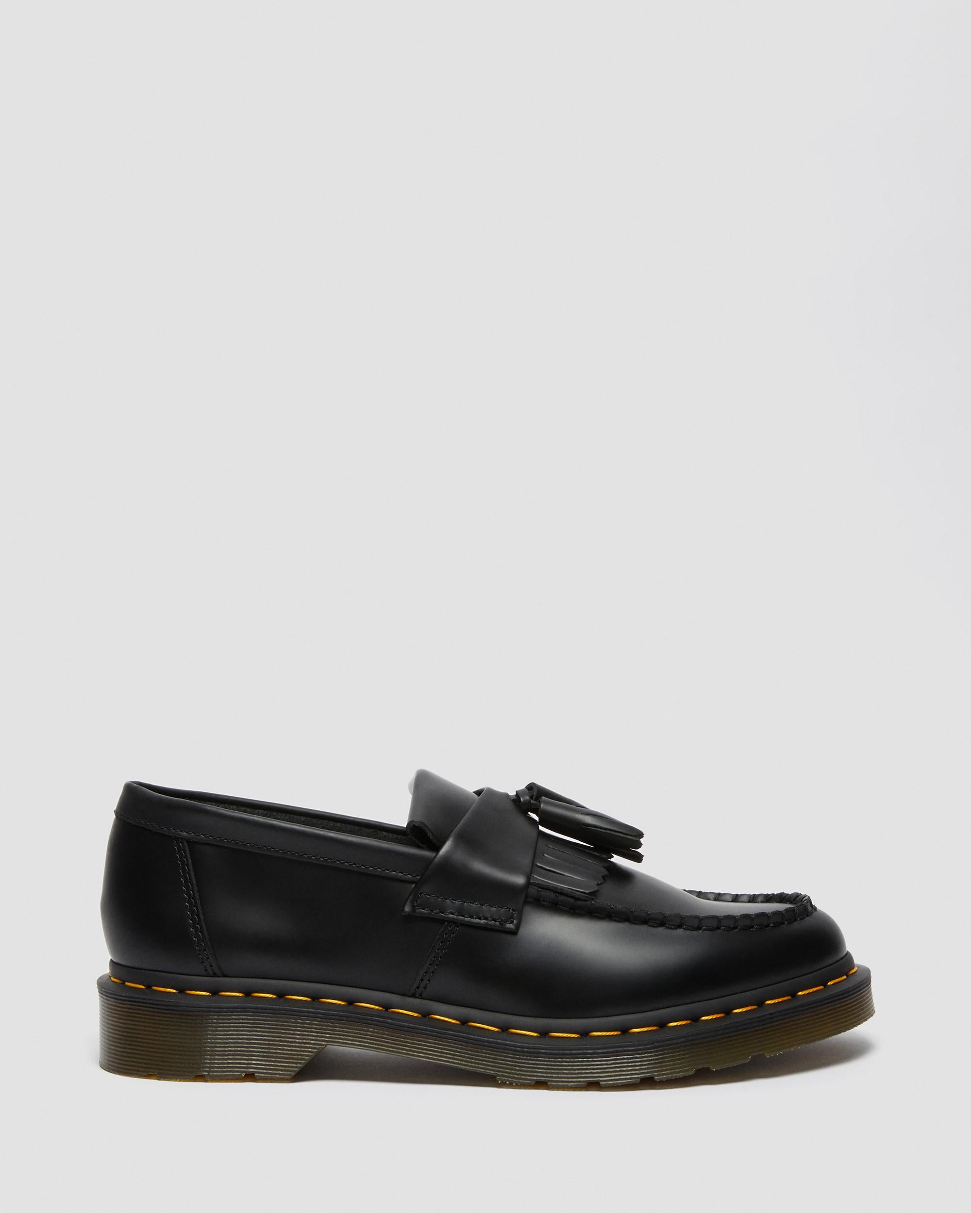 Adrian Yellow Stitch Smooth Leather Loafers - Image 7