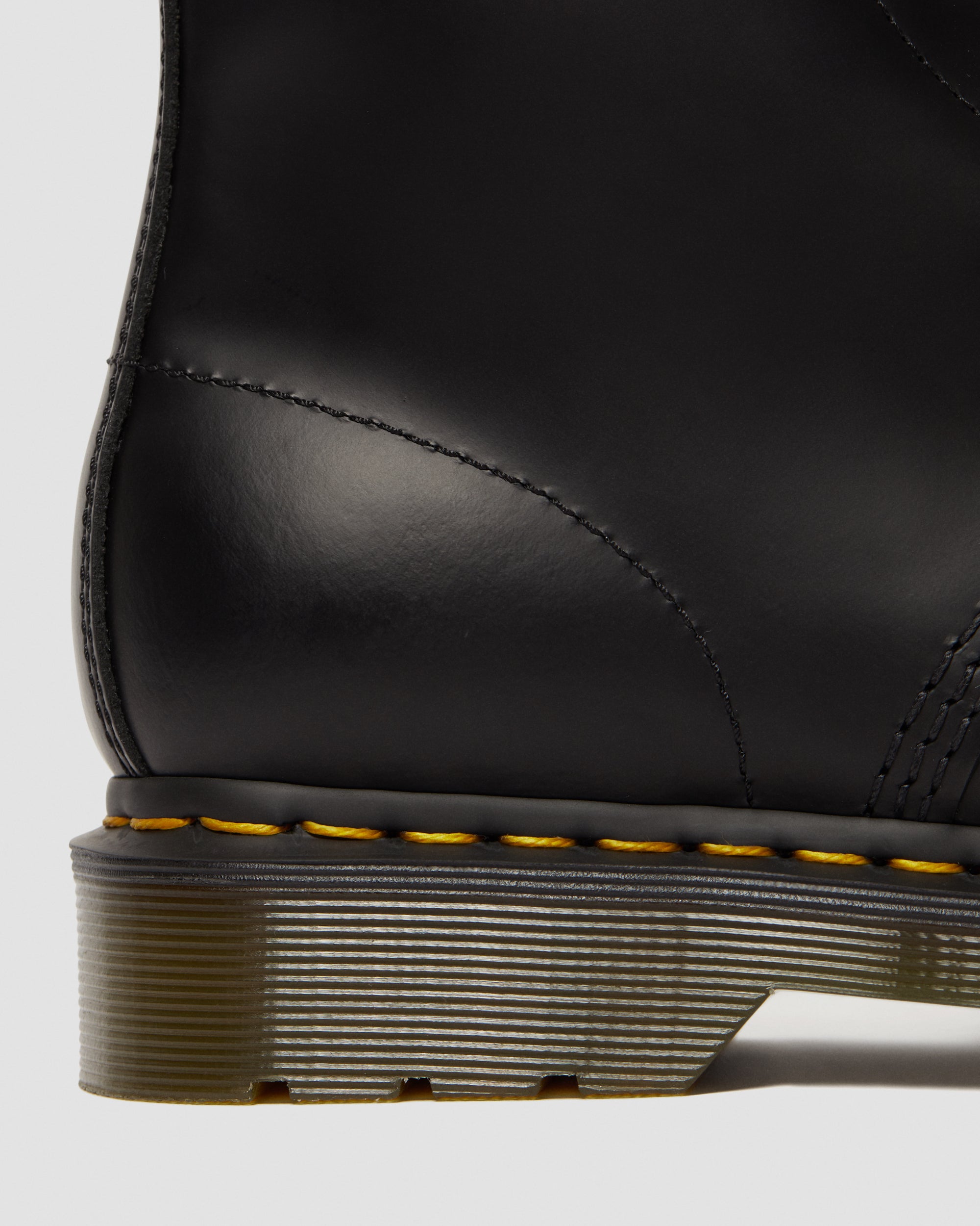 101 Yellow Stitch Smooth Leather Ankle Boots - Image 3