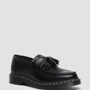 ADRIAN WHITE STITCH SMOOTH LEATHER SHOES