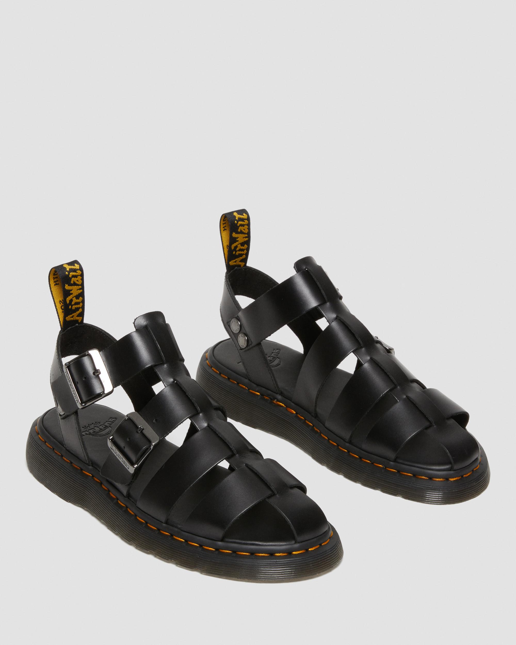 Garin Brando Leather Sandals - Image 4