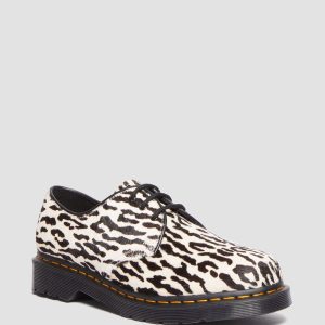 1461 Wacko Maria Camel+Black Hair-on Leather Oxford Shoes