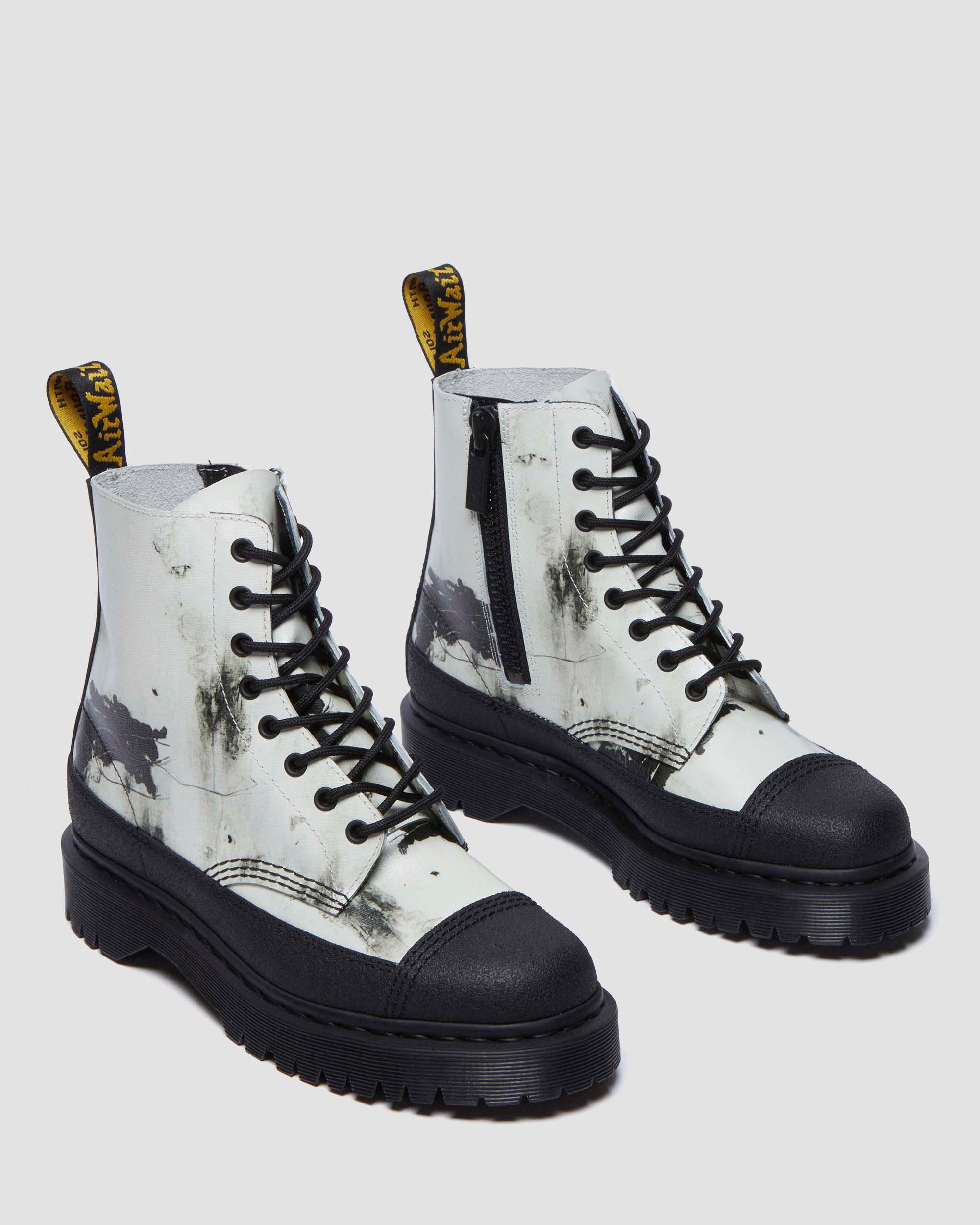 Nine Inch Nails 1460 Leather Ankle Boots - Image 4