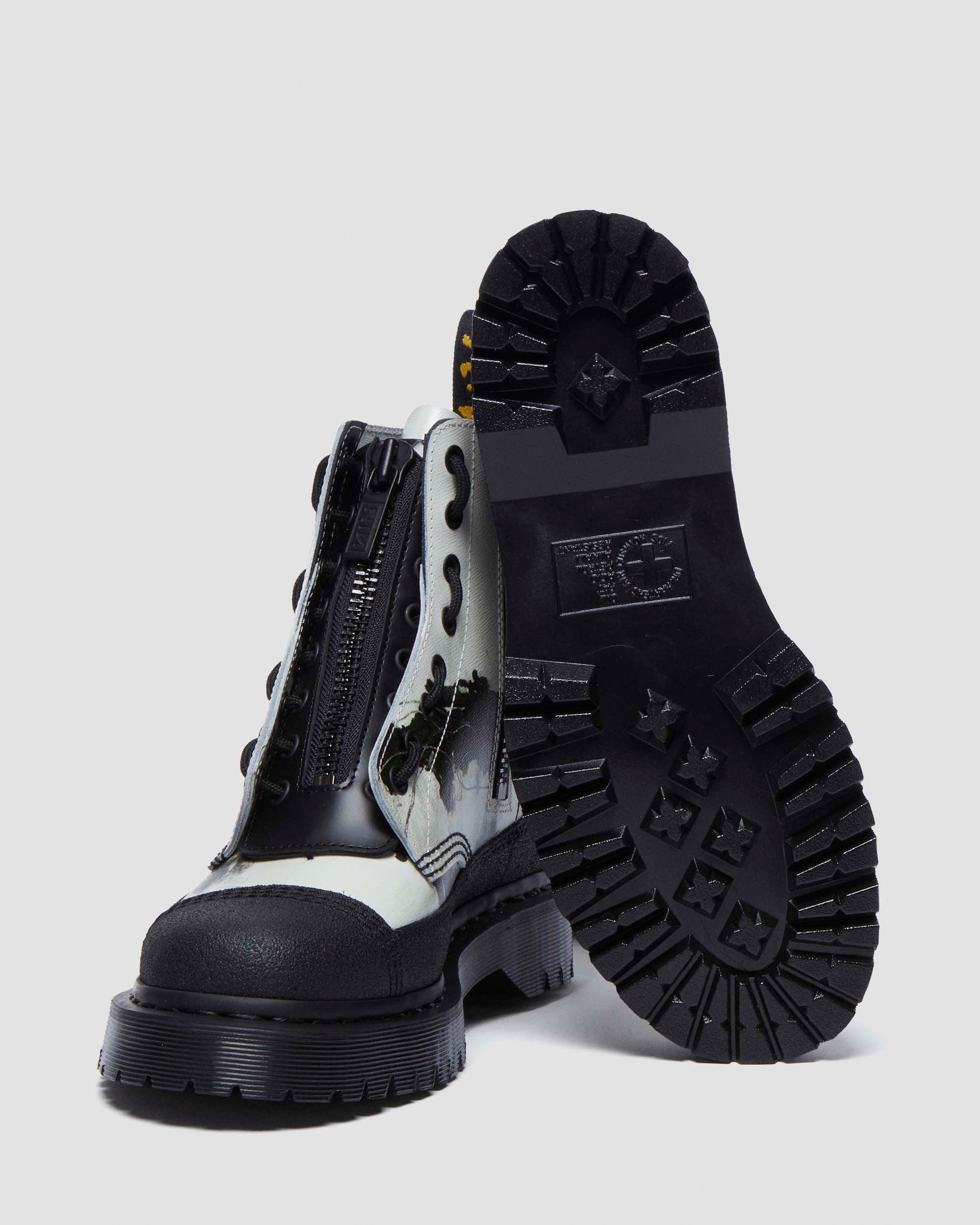 Nine Inch Nails 1460 Leather Ankle Boots - Image 8