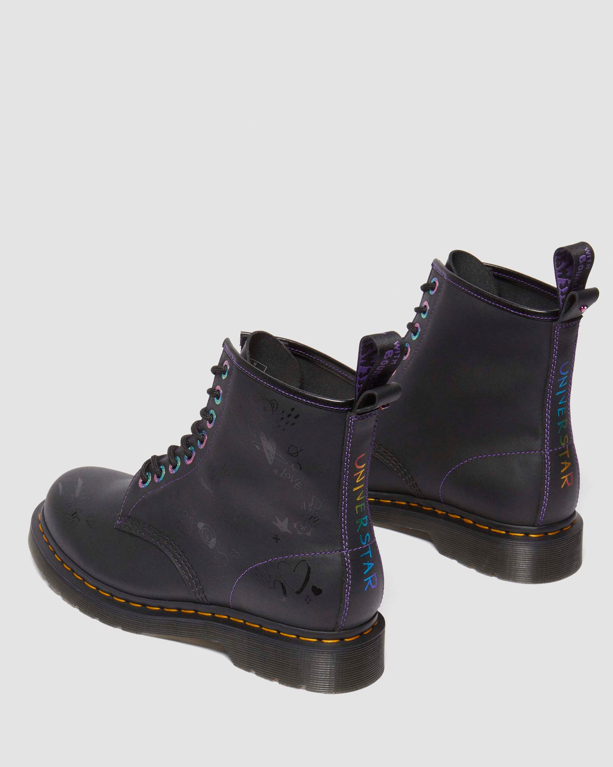 BT21 1460 Nappa Leather Lace Up Ankle Boots - Image 6