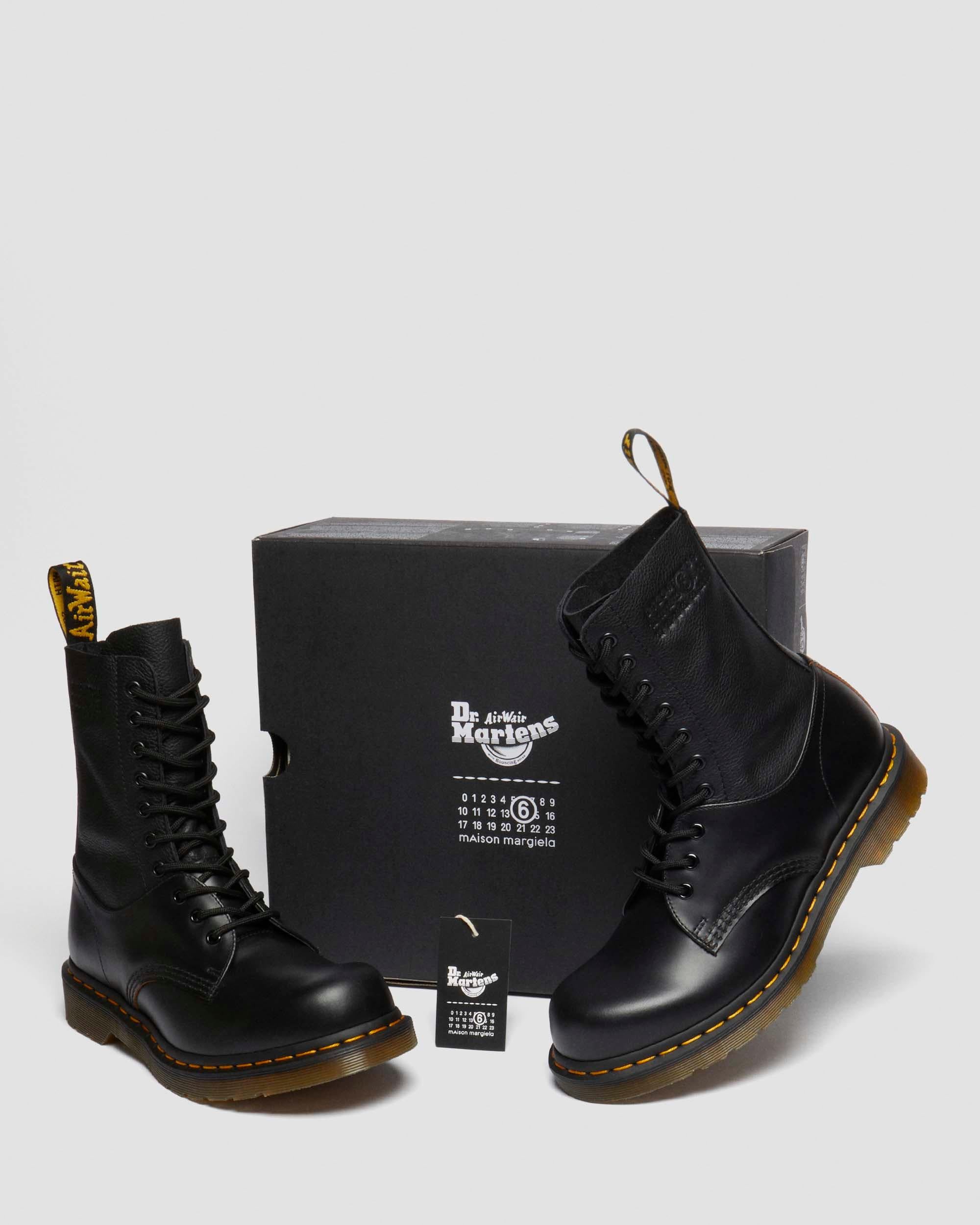 MM6 1490 / 1461 Leather Boots - Image 10