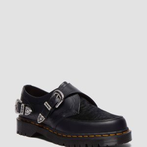 The Great Frog Ramsey Monk Smooth Hair On Leather Shoes