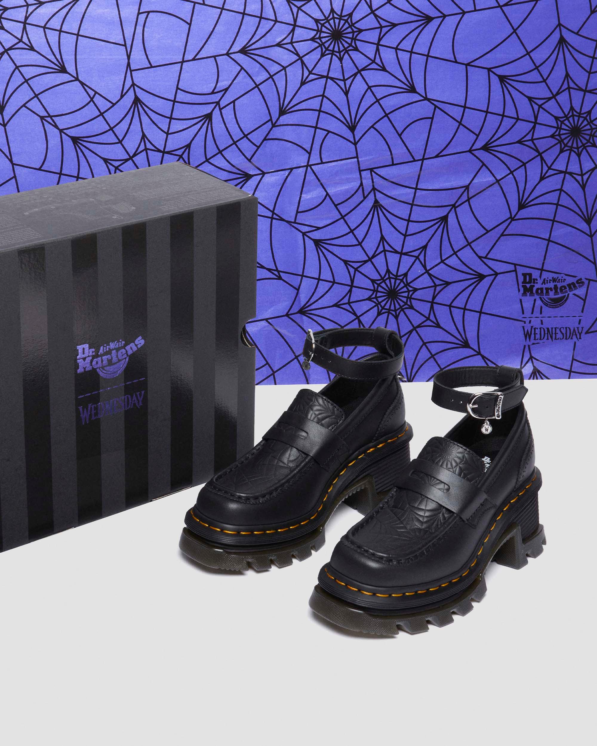 Wednesday Corran Wanama Leather Heeled Loafers - Image 10