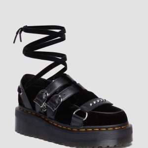 Wednesday Ramsey Quad Wanama Leather Platform Creepers