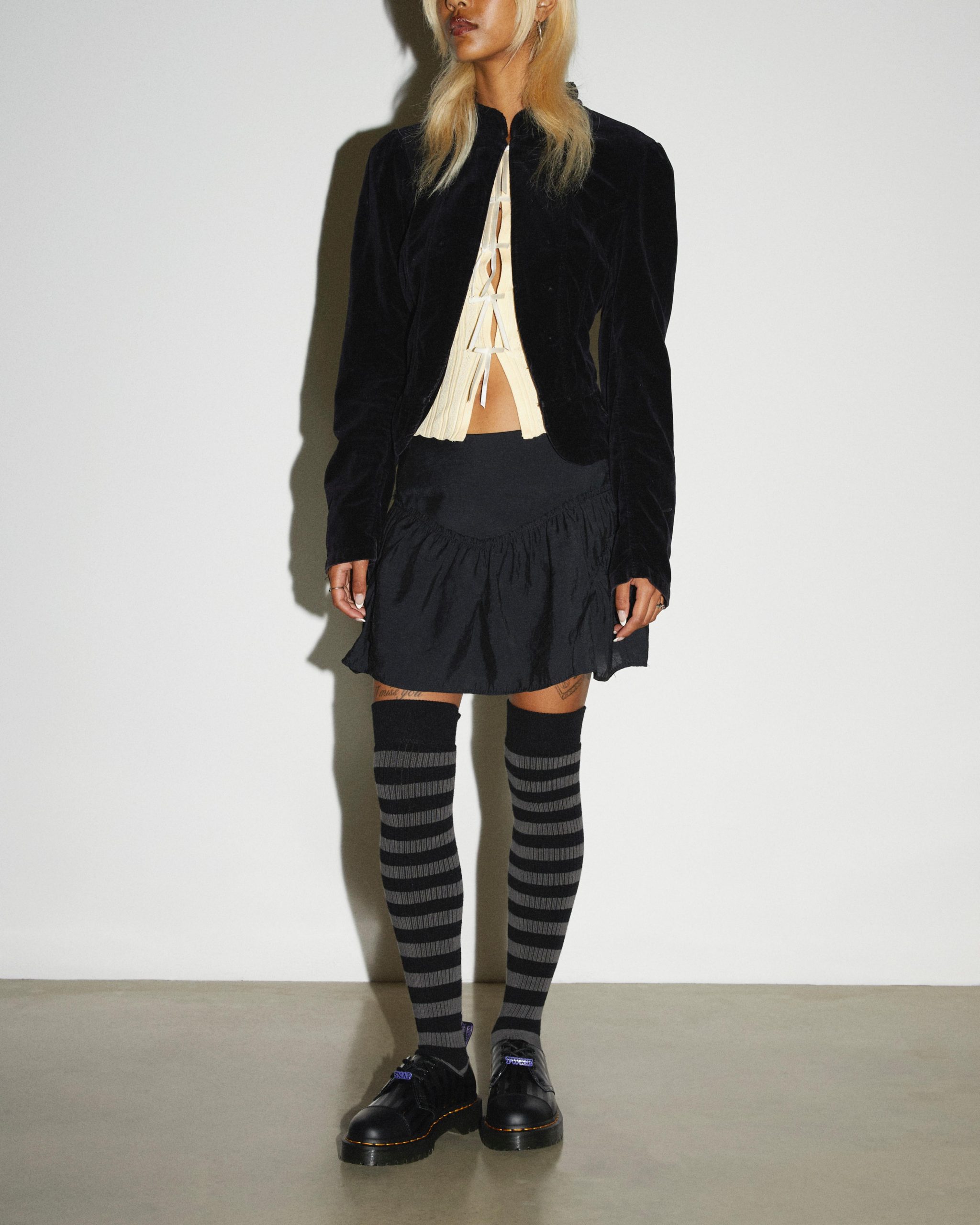 Wednesday 1461 Bex Smooth Leather Oxford Platform Shoes - Image 2