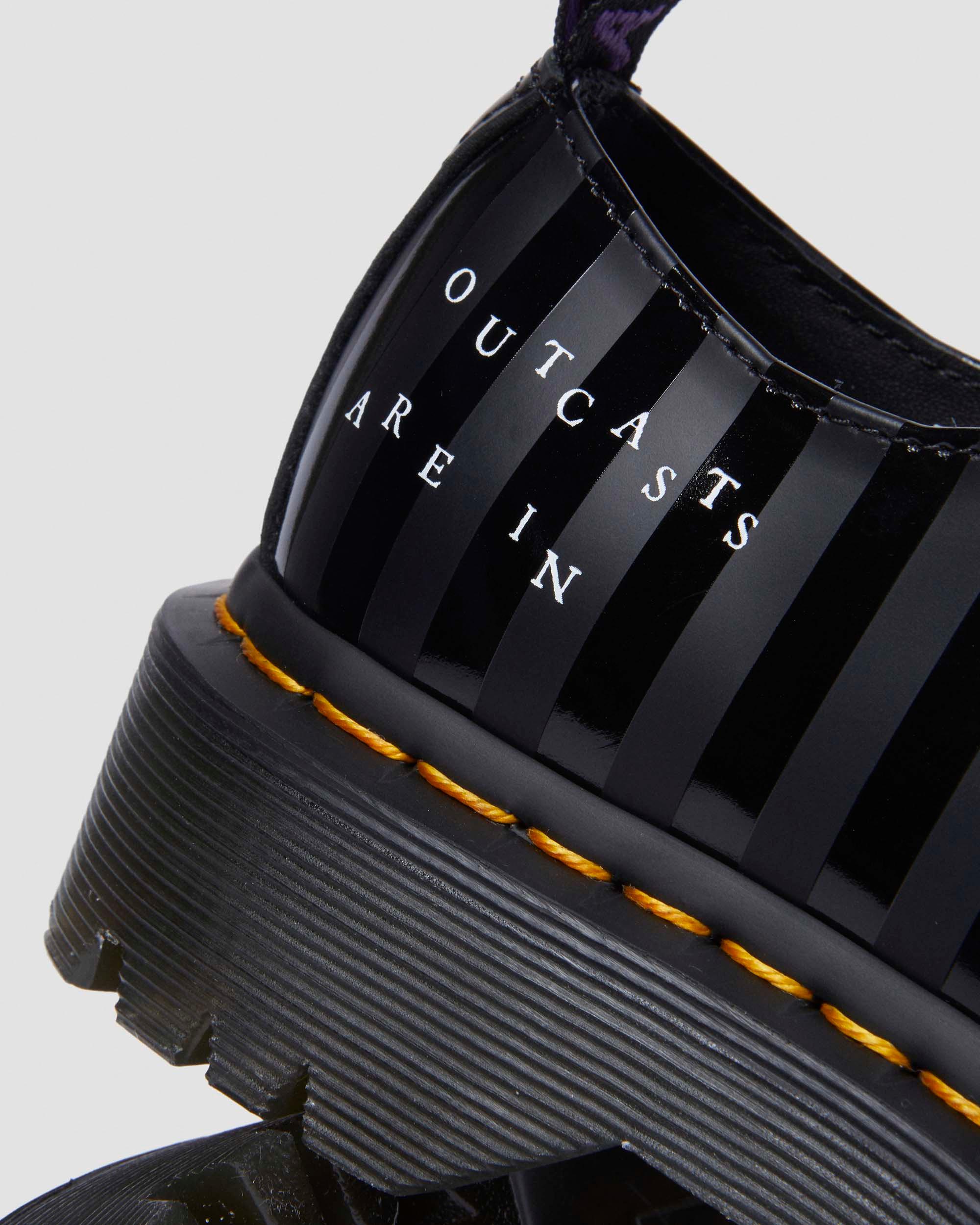 Wednesday 1461 Bex Smooth Leather Oxford Platform Shoes - Image 7