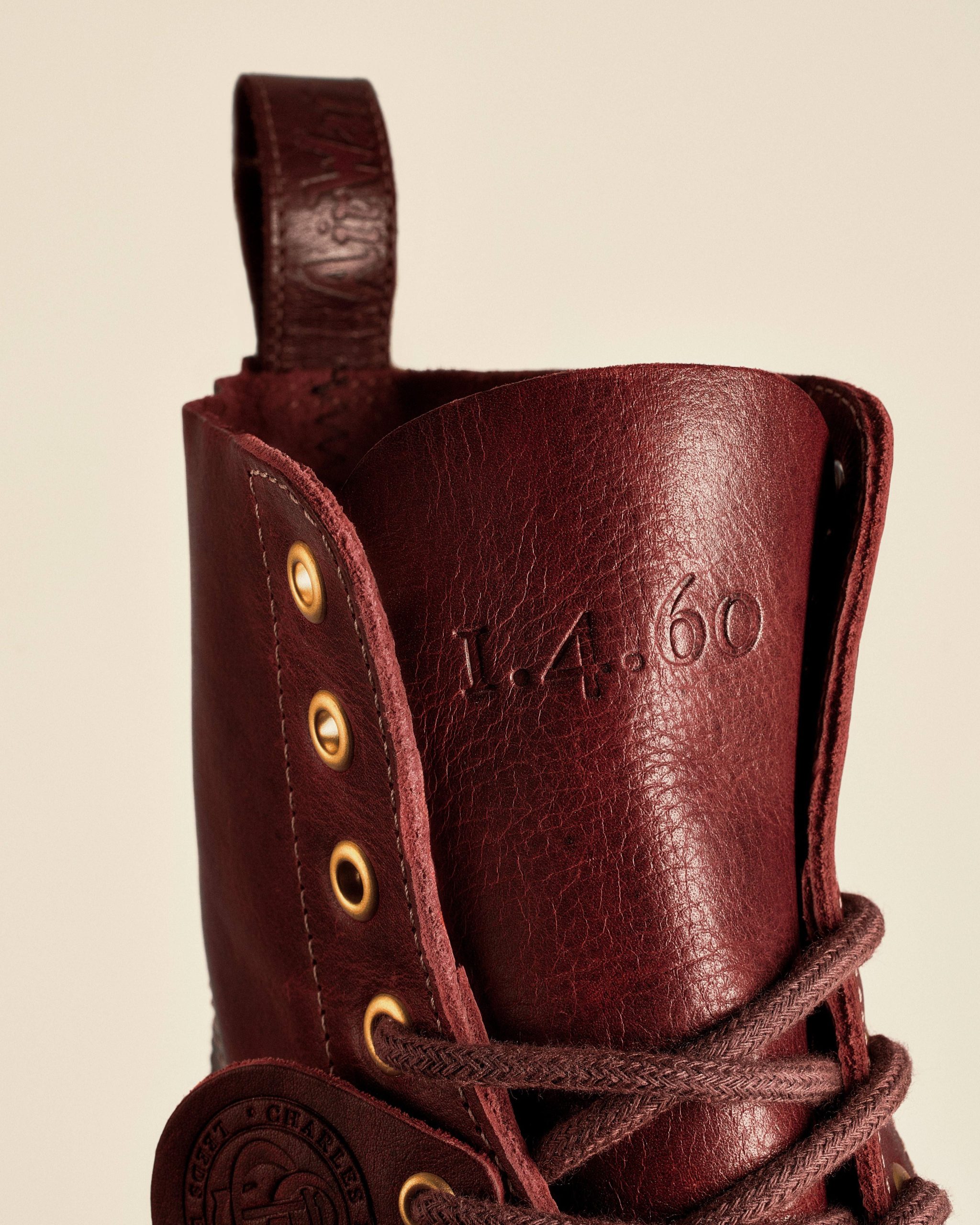 1460 Love Letter Classic Calf Leather Lace Up Ankle Boots - Image 4