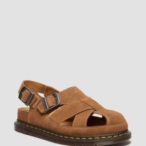 Archive Plush Suede Fisherman Sandals