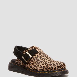 Jorge II Suede and Hair-On Leather Mules