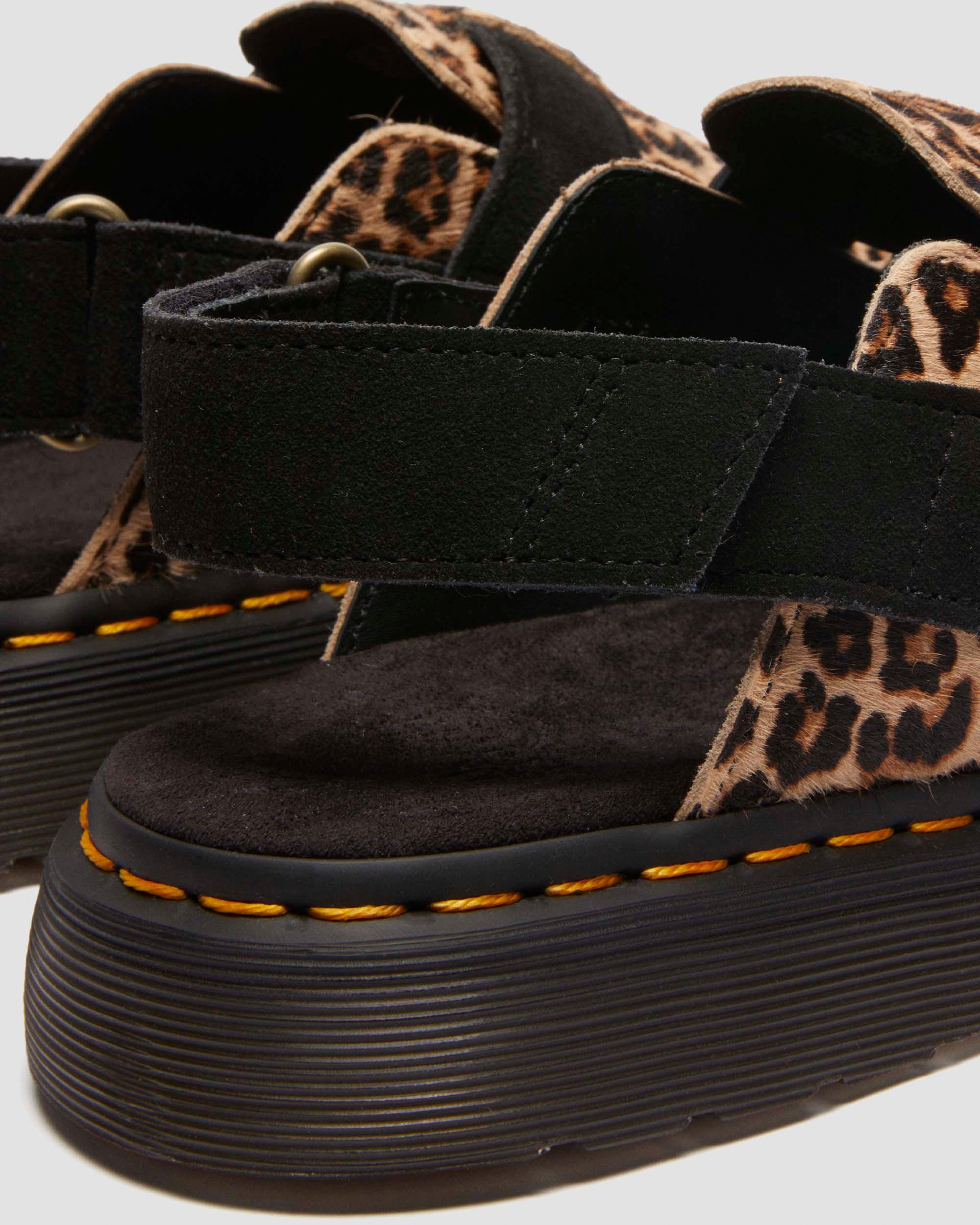 Jorge II Suede and Hair-On Leather Mules - Image 7