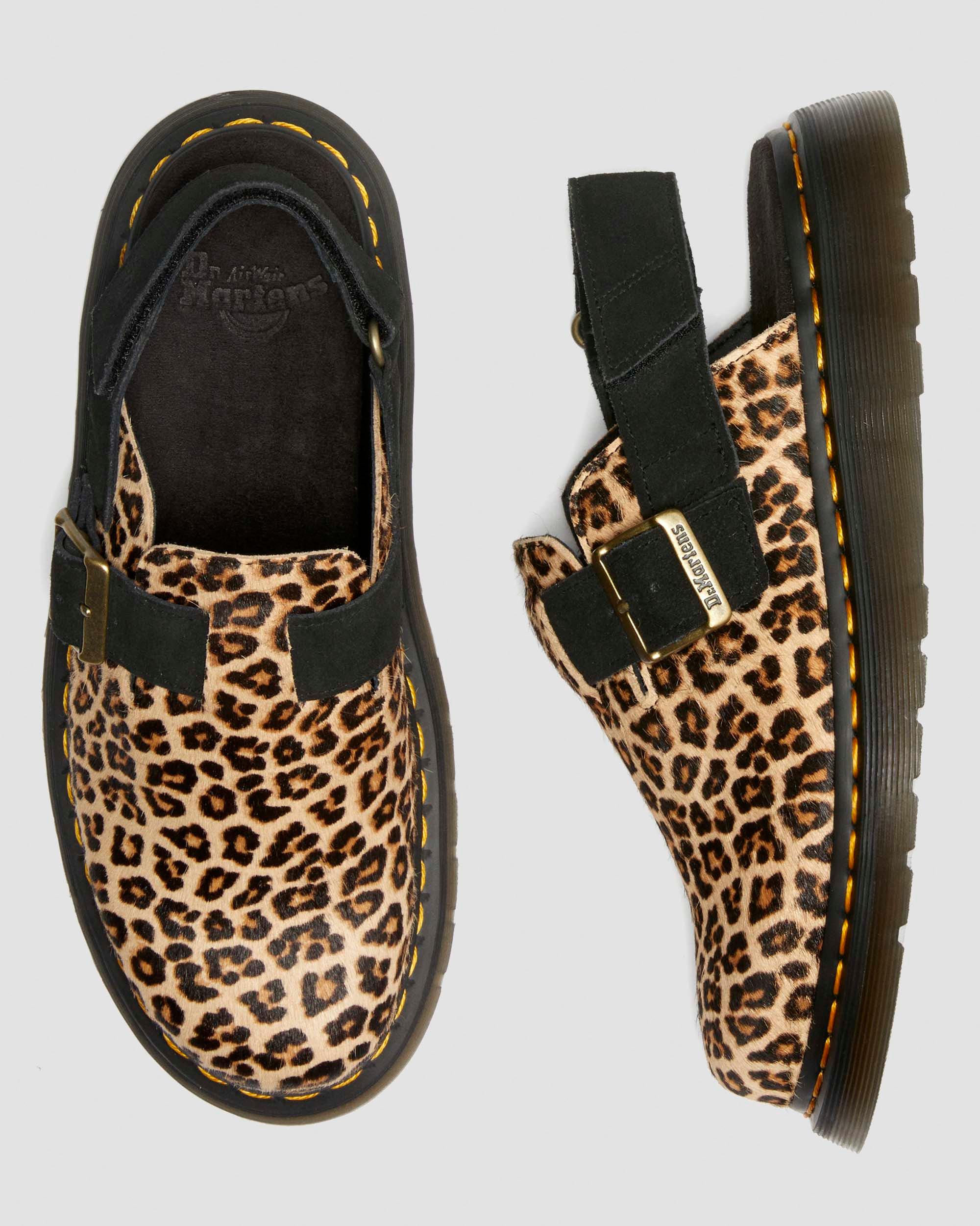 Jorge II Suede and Hair-On Leather Mules - Image 9