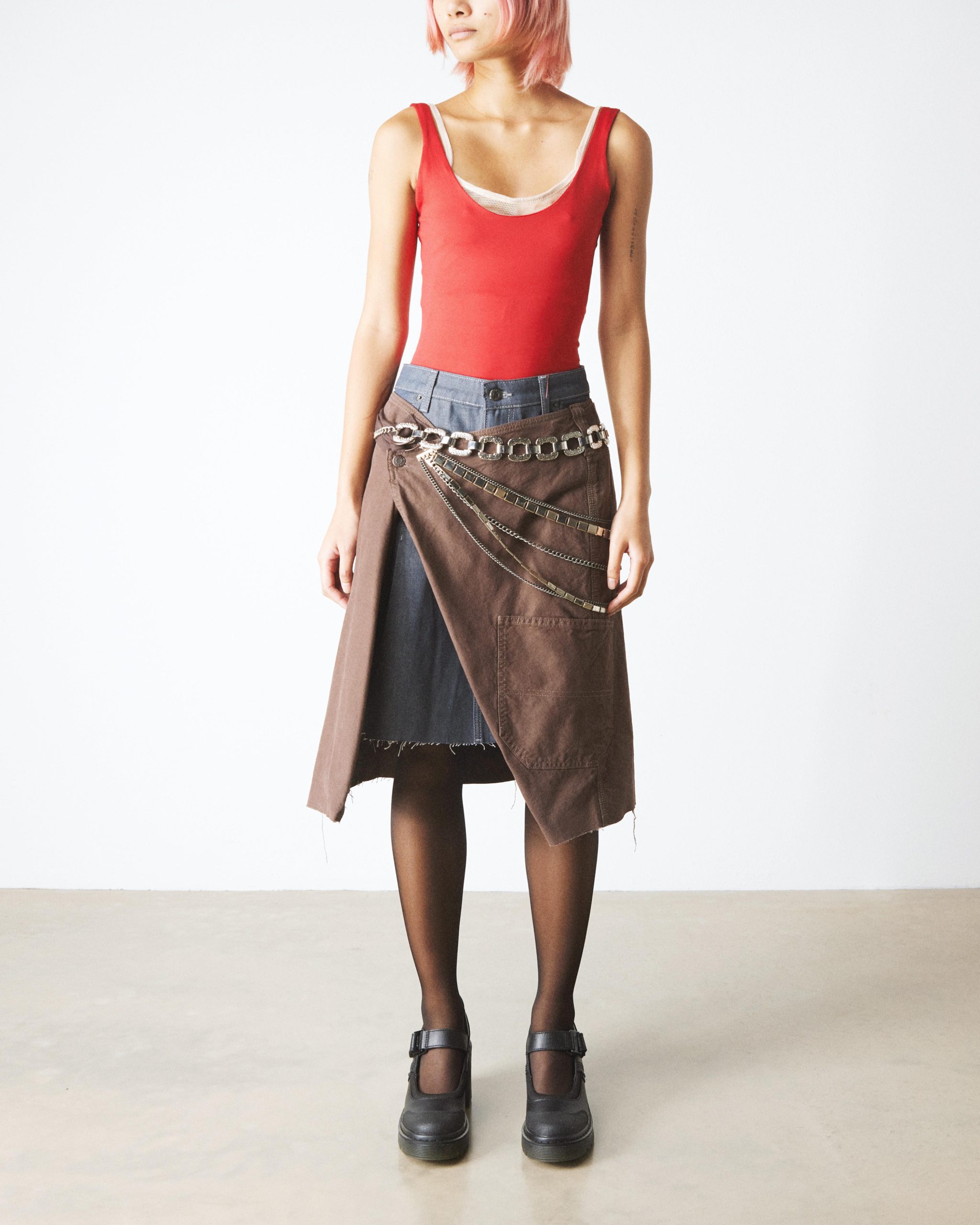 Eviee Tech Strap Mary Jane Heeled Shoes - Image 2