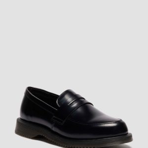 Temara Polished Smooth Leather Loafers