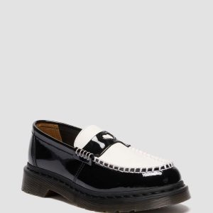 Penton Heart Two-Tone Patent Leather Loafers