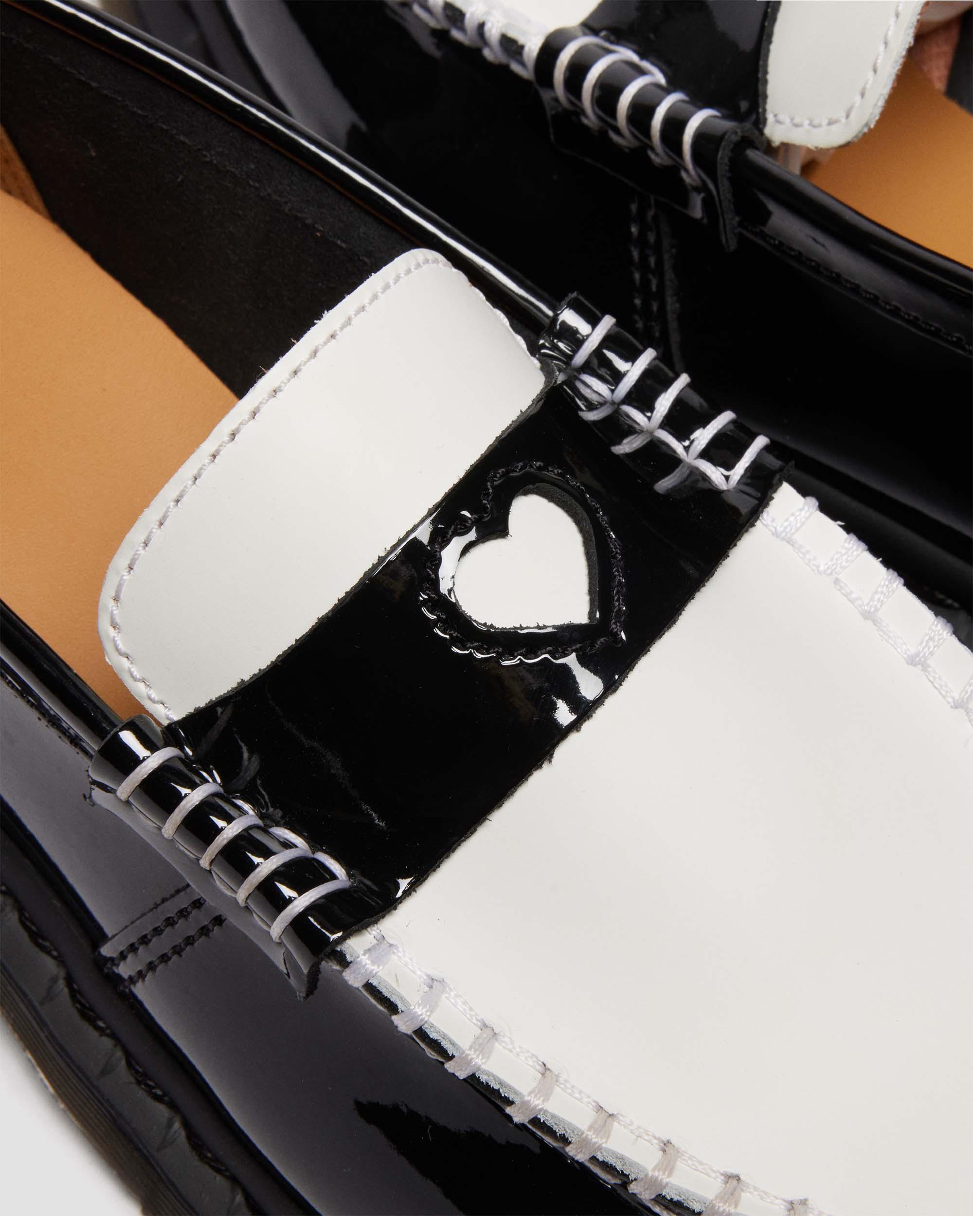 Penton Heart Two-Tone Patent Leather Loafers - Image 3