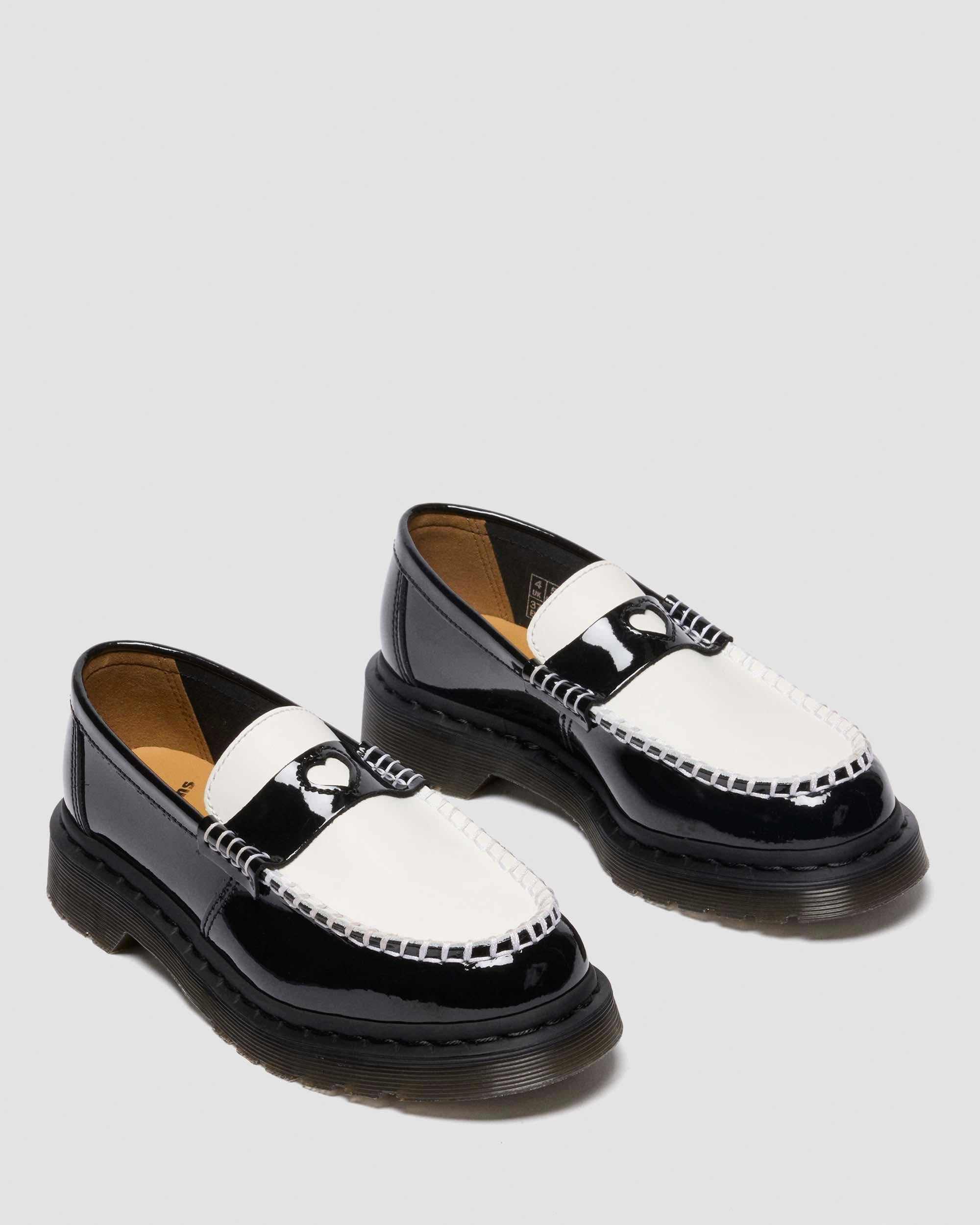 Penton Heart Two-Tone Patent Leather Loafers - Image 4