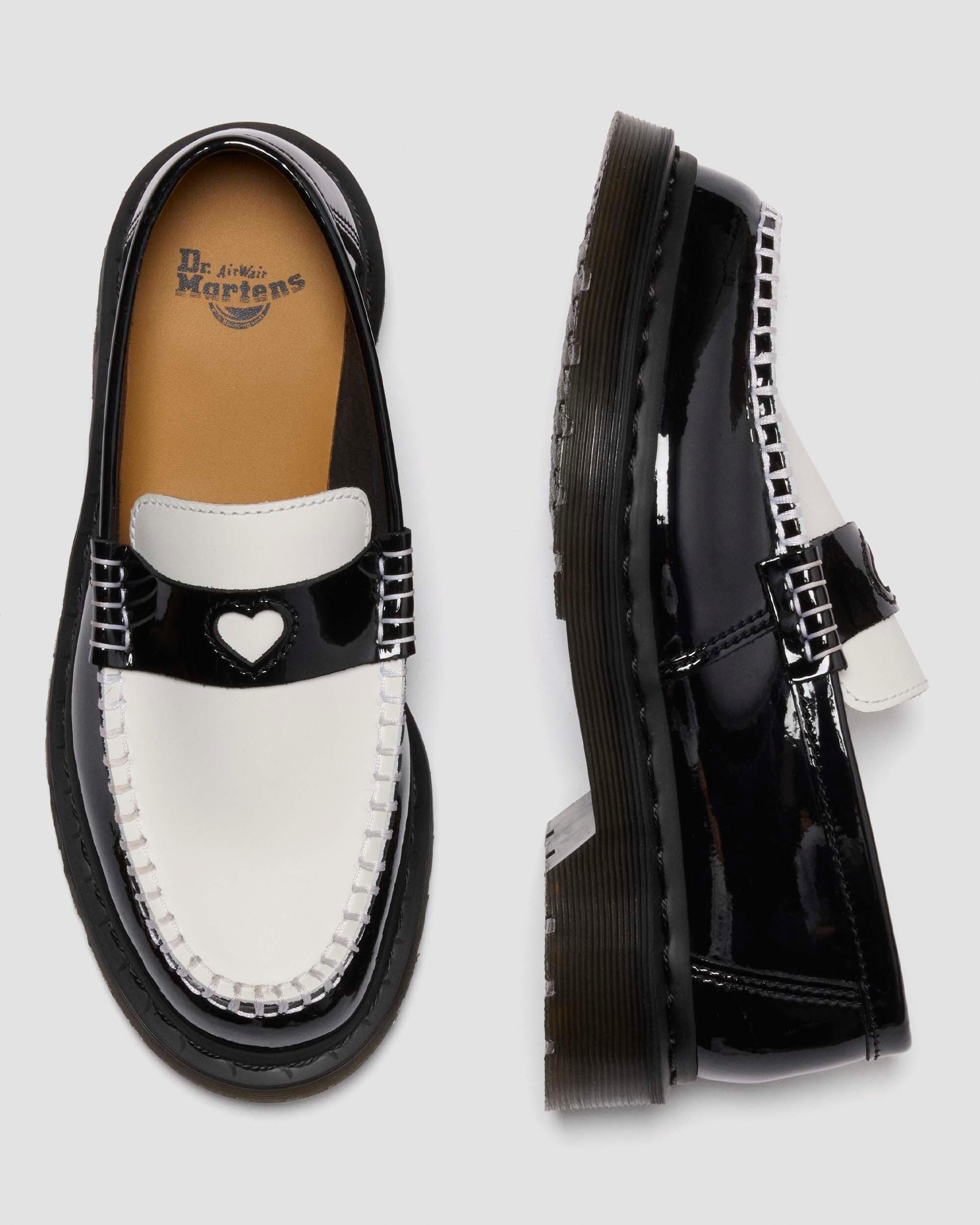 Penton Heart Two-Tone Patent Leather Loafers - Image 9