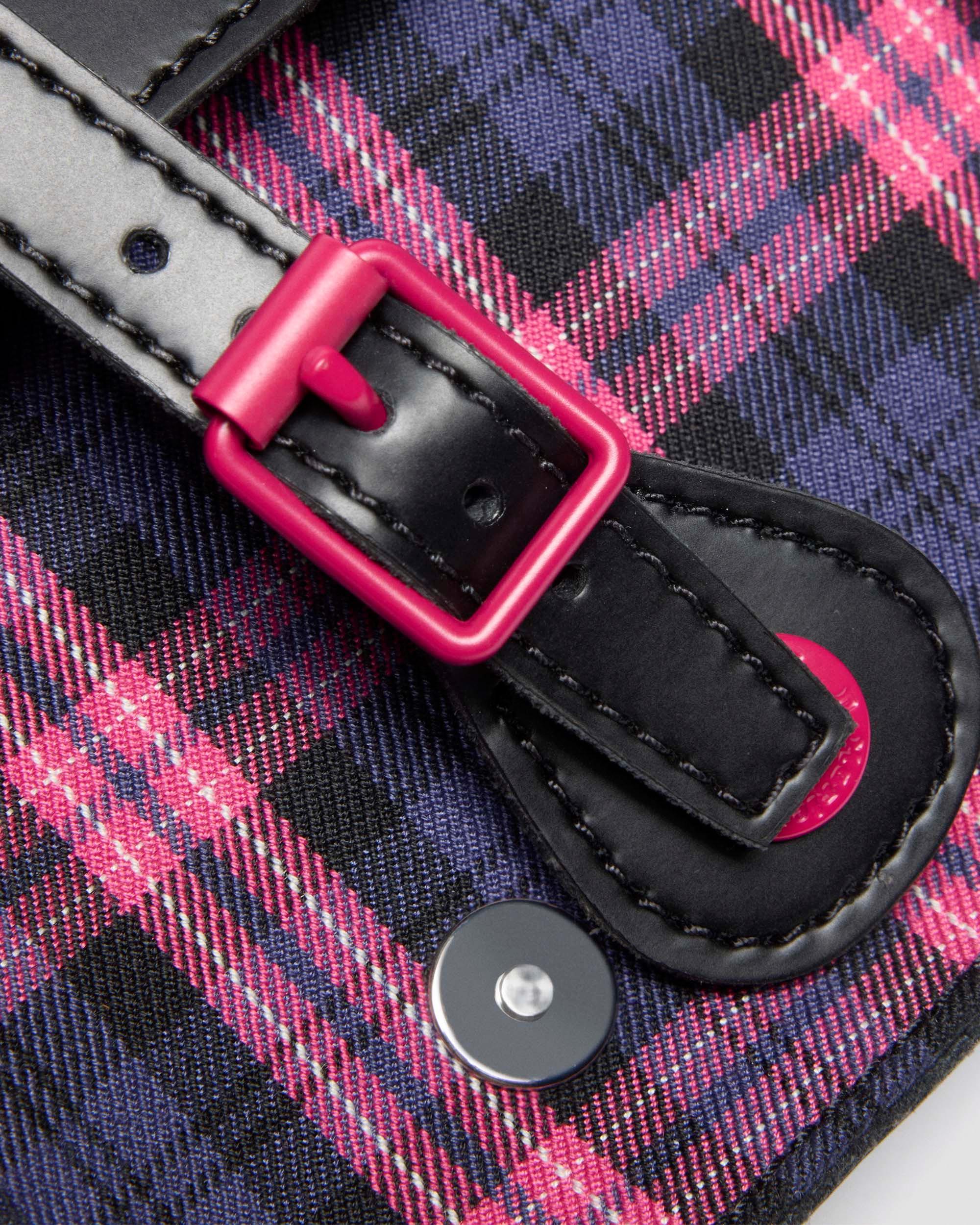 7 Leather & Tartan Satchel - Image 3