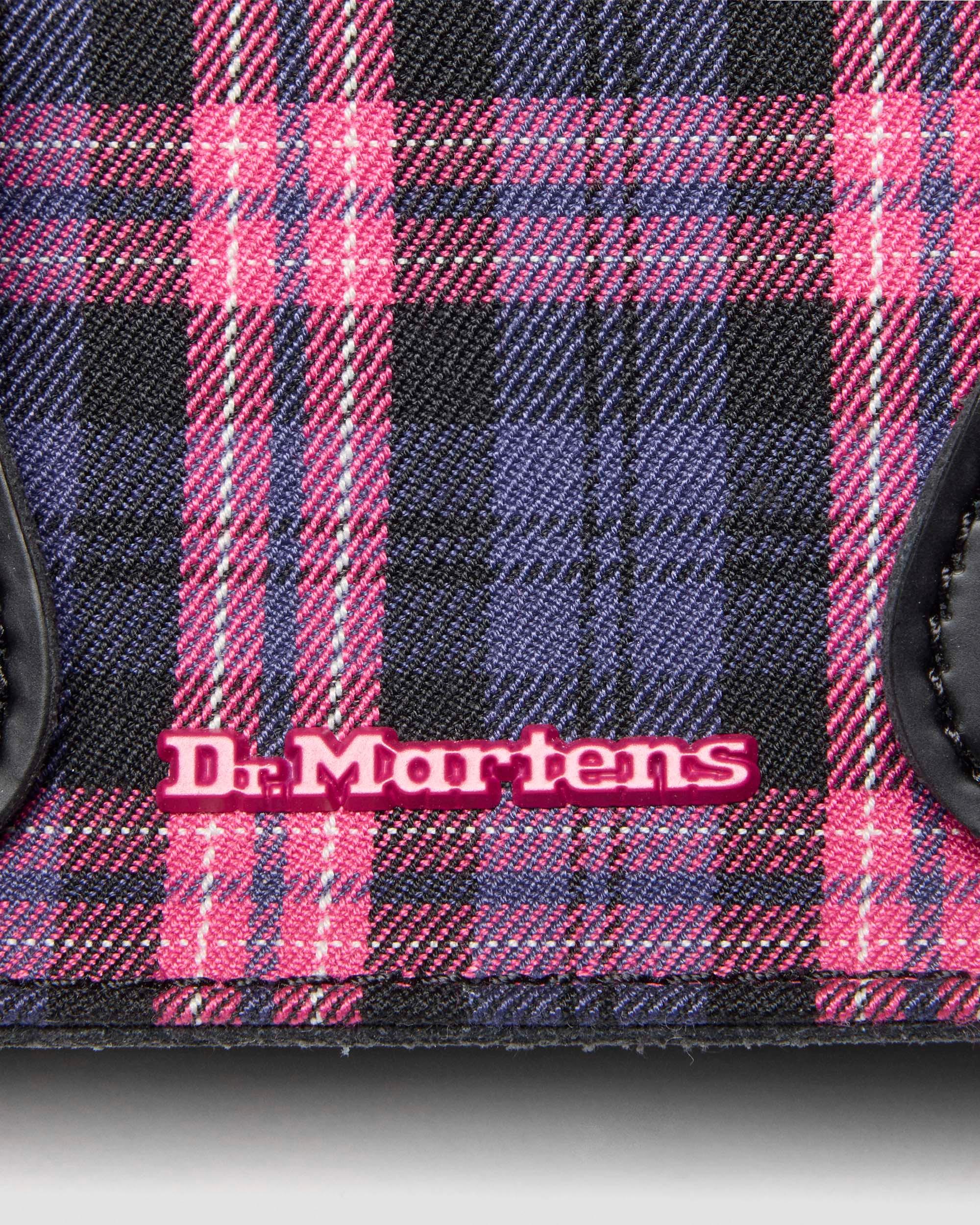 7 Leather & Tartan Satchel - Image 5
