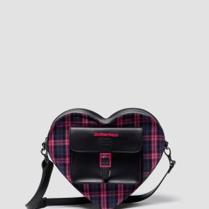 Heart Leather & Tartan Backpack