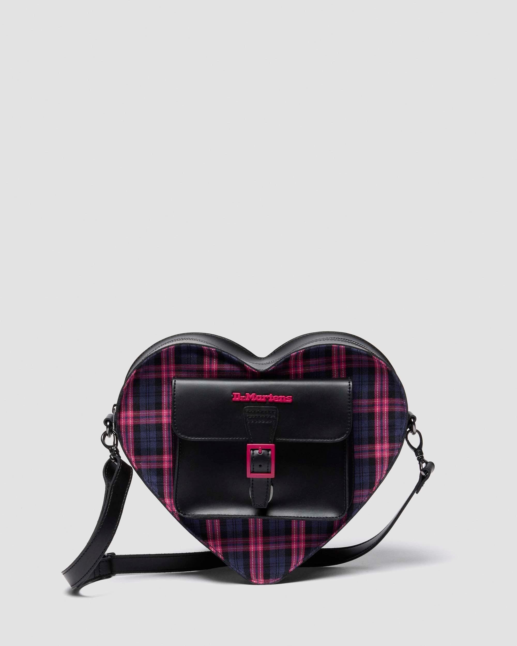 Heart Leather & Tartan Backpack