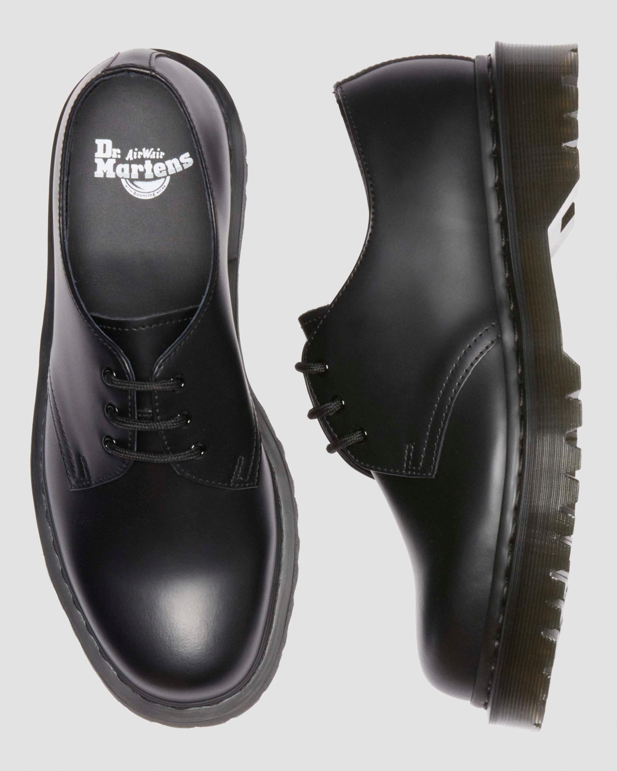 1461 Bex Mono Smooth Leather Oxford Platform Shoes - Image 9