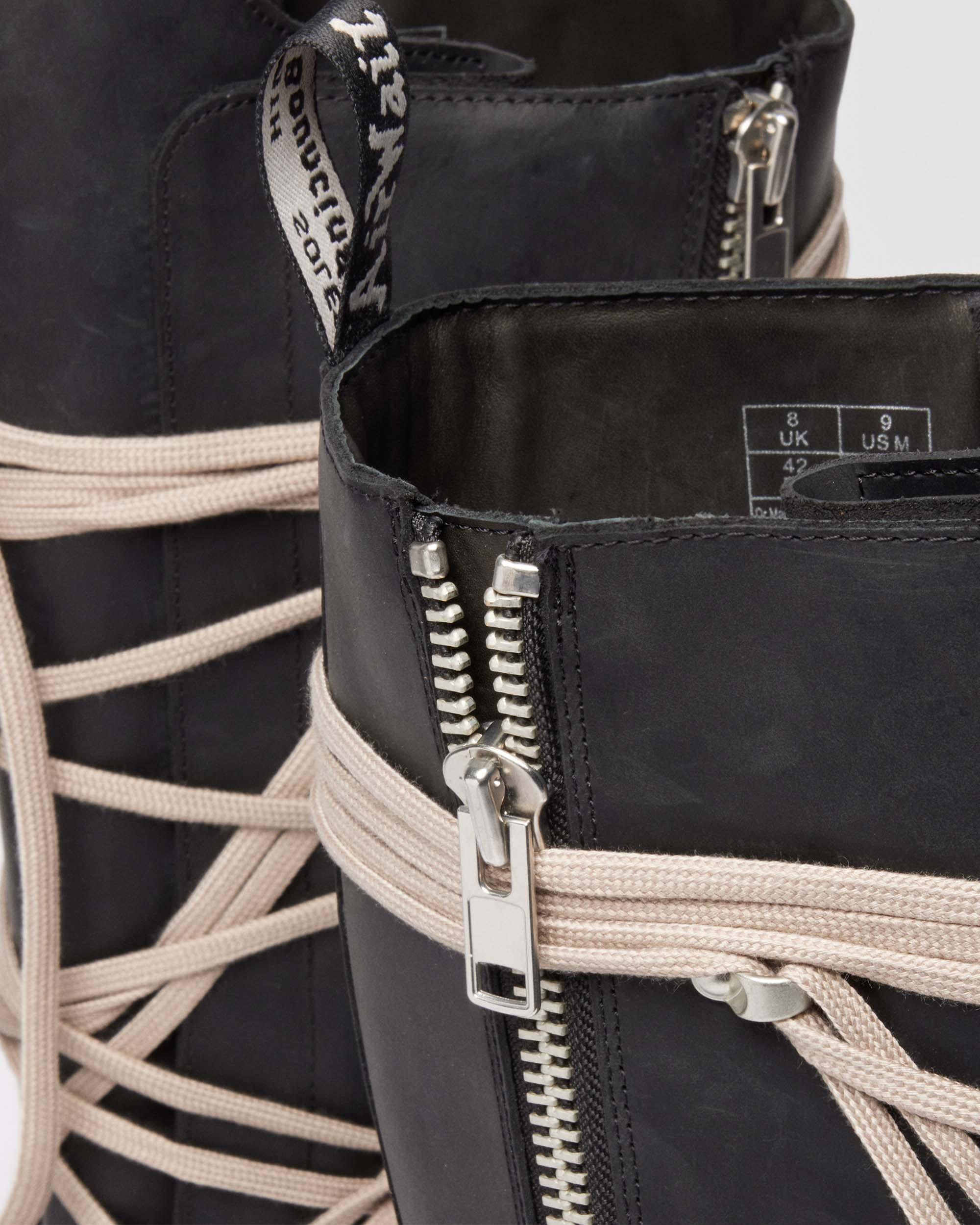 Rick Owens 1B60 Pentalace Leather Boots - Image 6