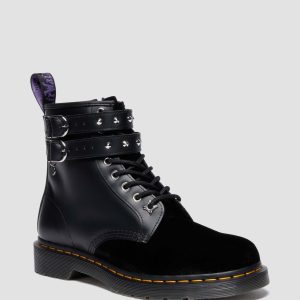 Wednesday 1460 Velvet + Nappa Lux Soft Leather Ankle Boots