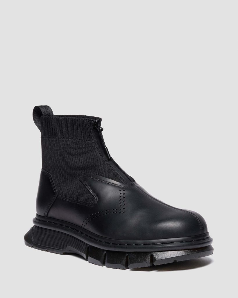 14XX Qubist Zip Orleans Leather Boots