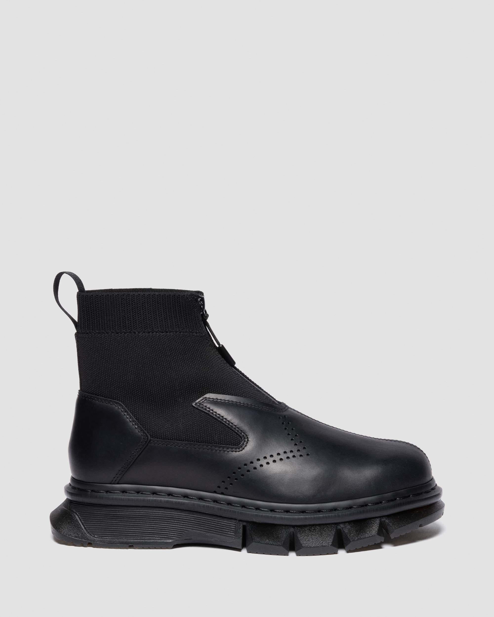 14XX Qubist Zip Orleans Leather Boots - Image 7
