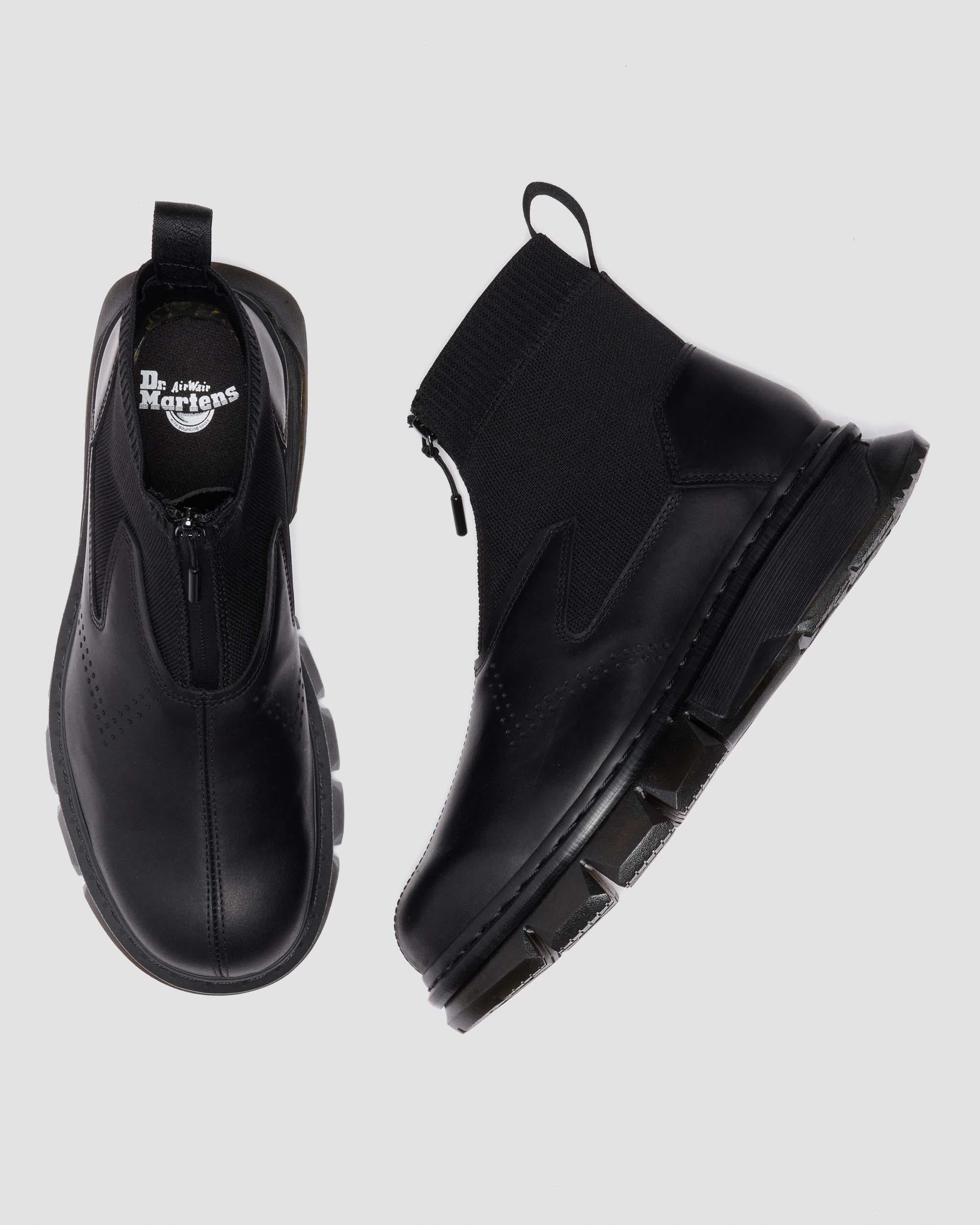 14XX Qubist Zip Orleans Leather Boots - Image 10