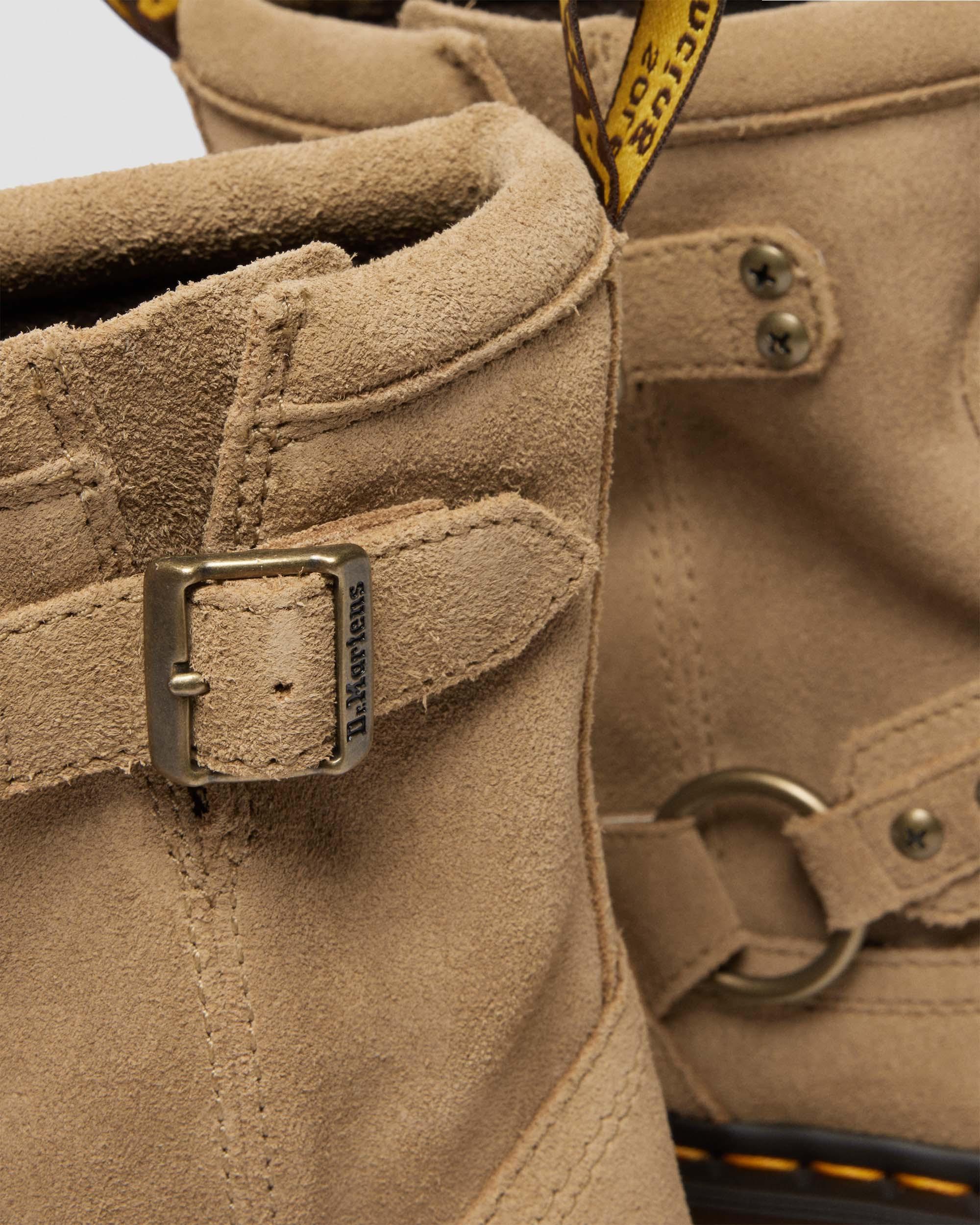 Anistone Harness Suede Biker Boots - Image 3