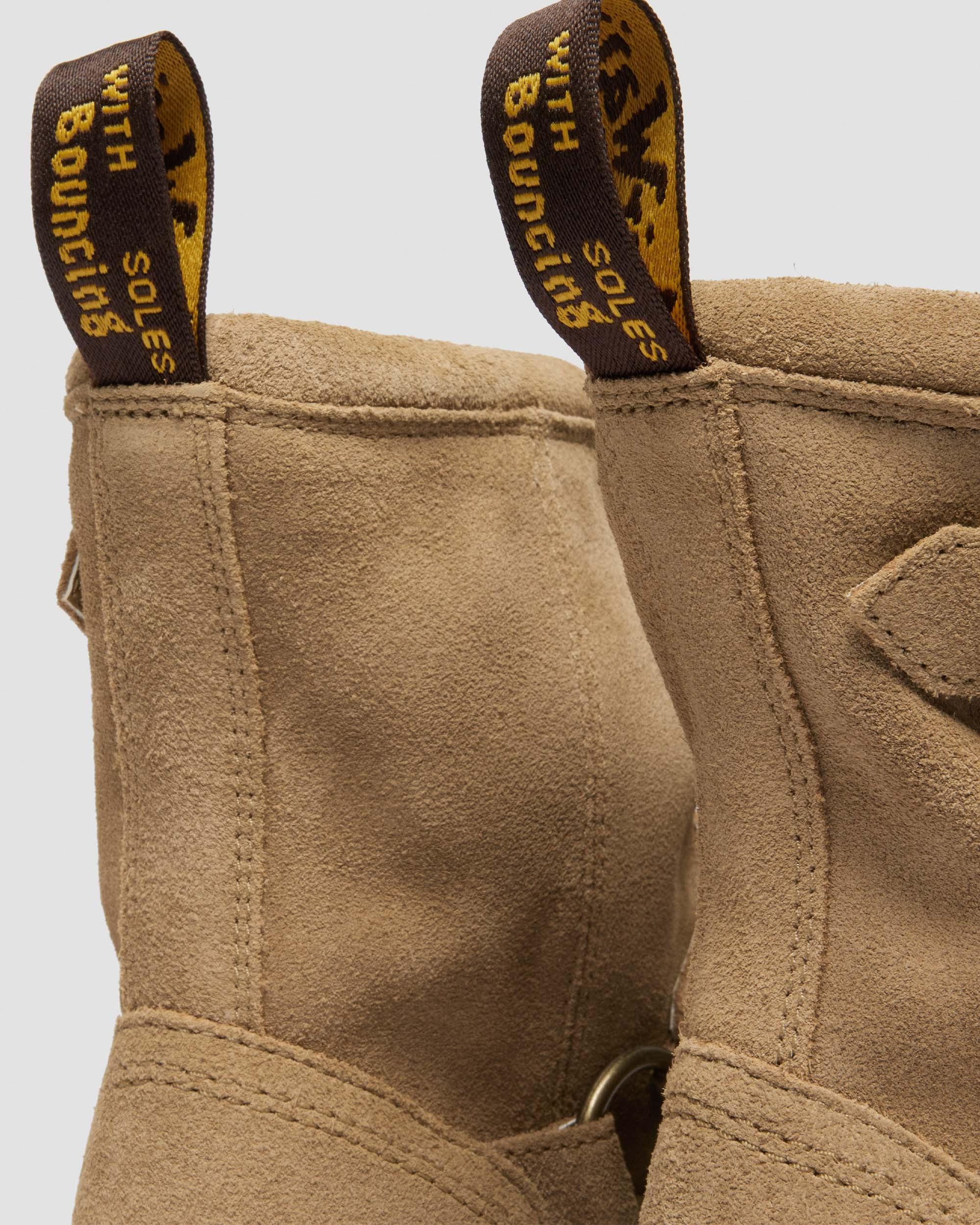 Anistone Harness Suede Biker Boots - Image 7