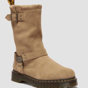 Anistone Hi Suede Biker Boots
