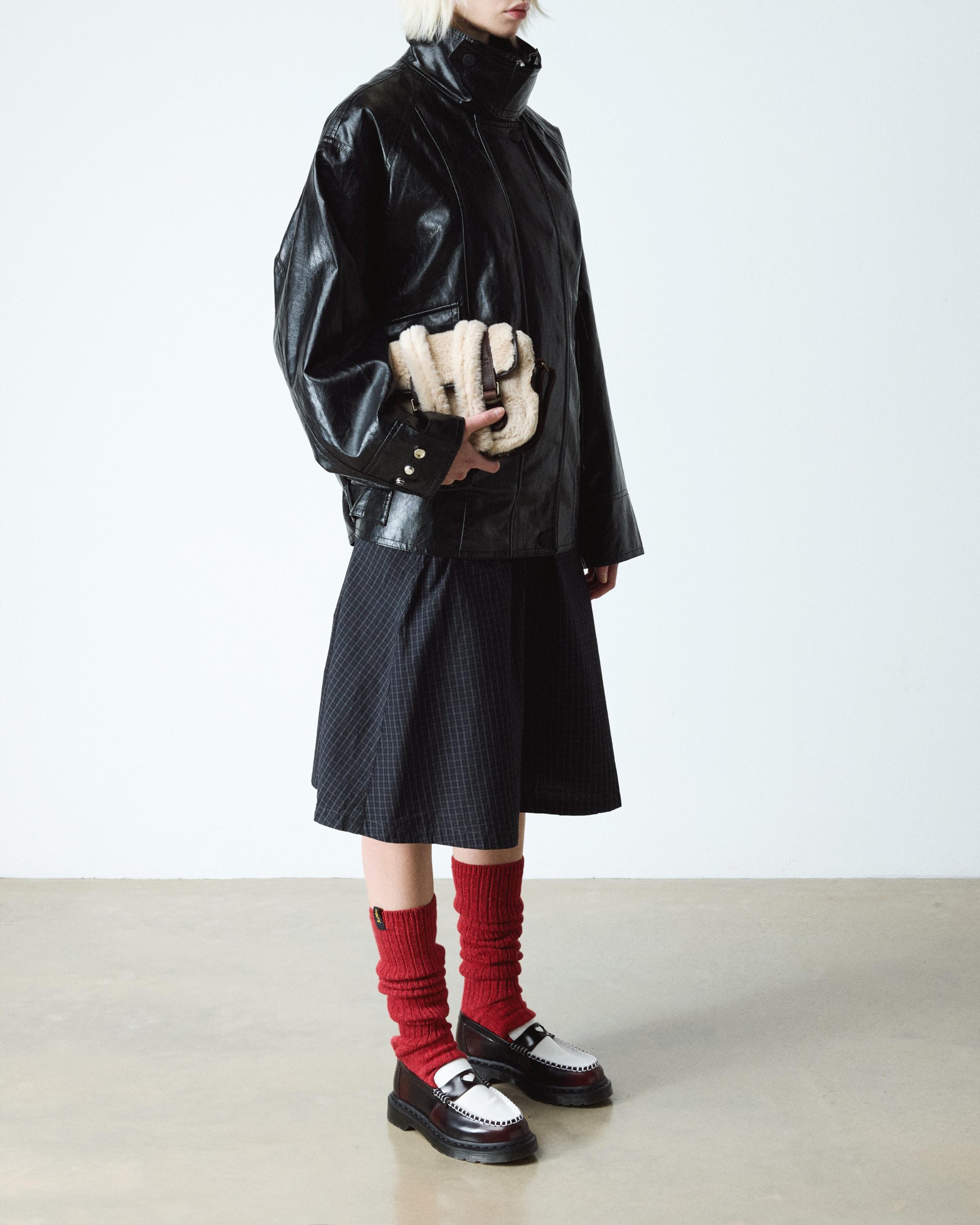 Penton Heart Two-Tone Rub-Off Leather Loafers - Image 2