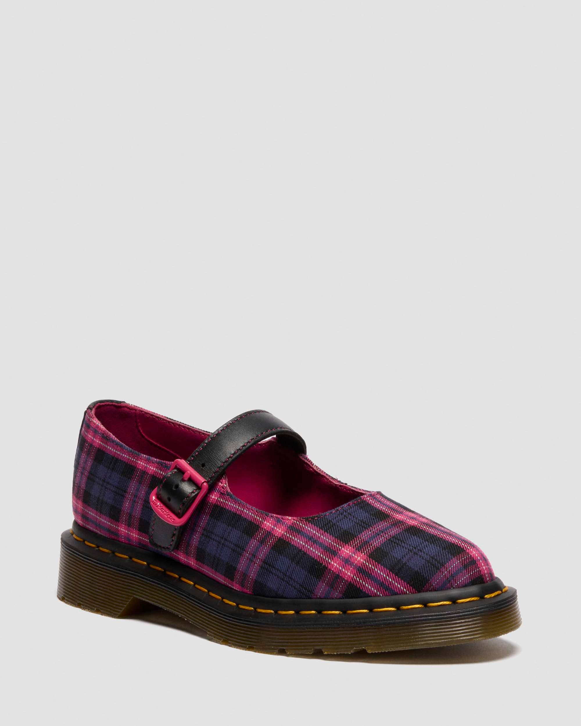 Elphie Tartan Mary Jane Shoes