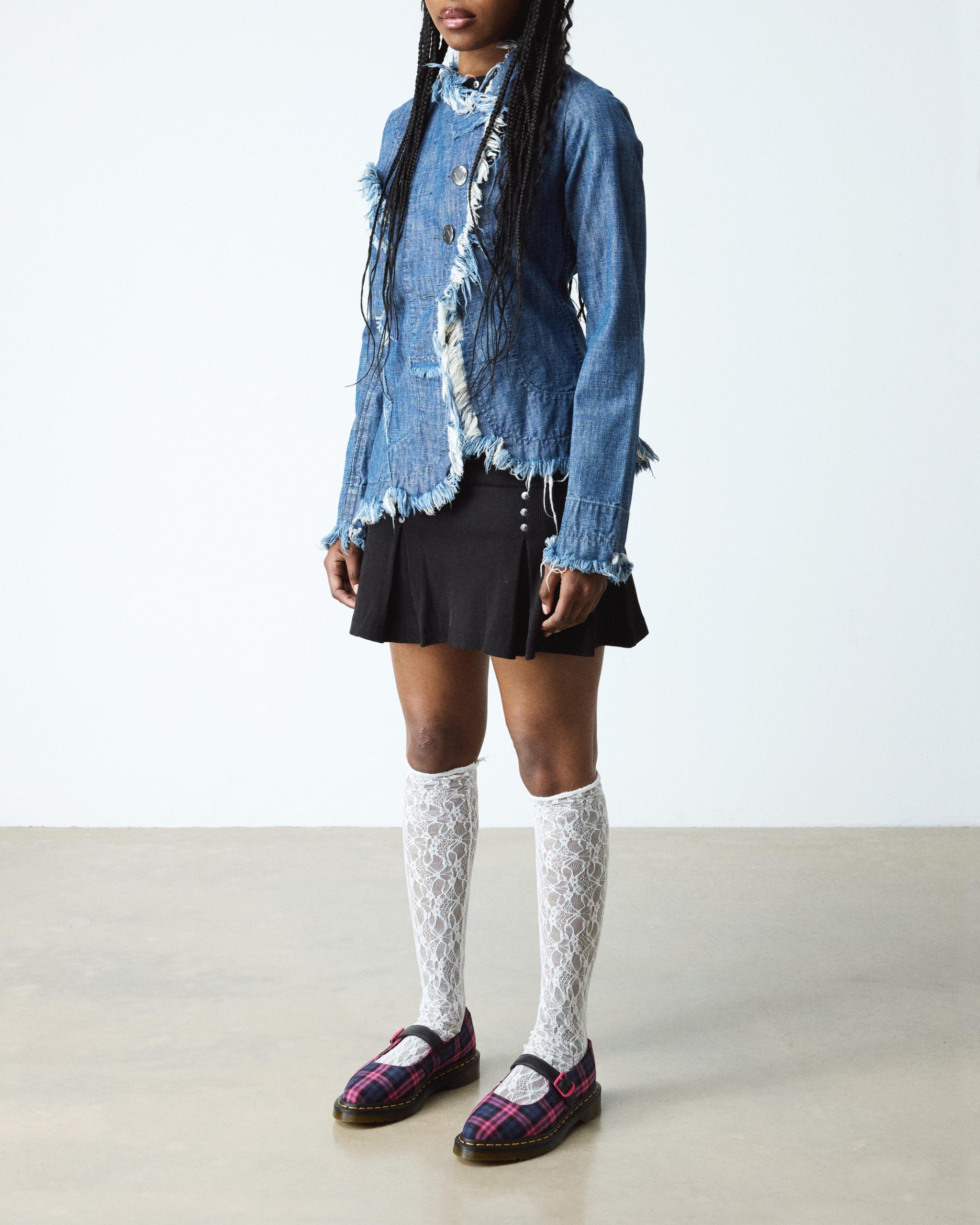 Elphie Tartan Mary Jane Shoes - Image 2