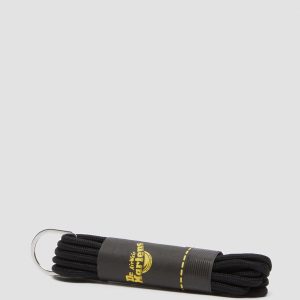 140cm Black Round Lace (8-10 eye shoe)