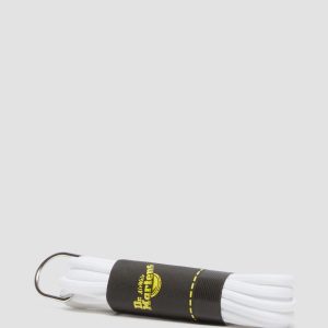 140cm White Round Lace (8-10 eye shoe)