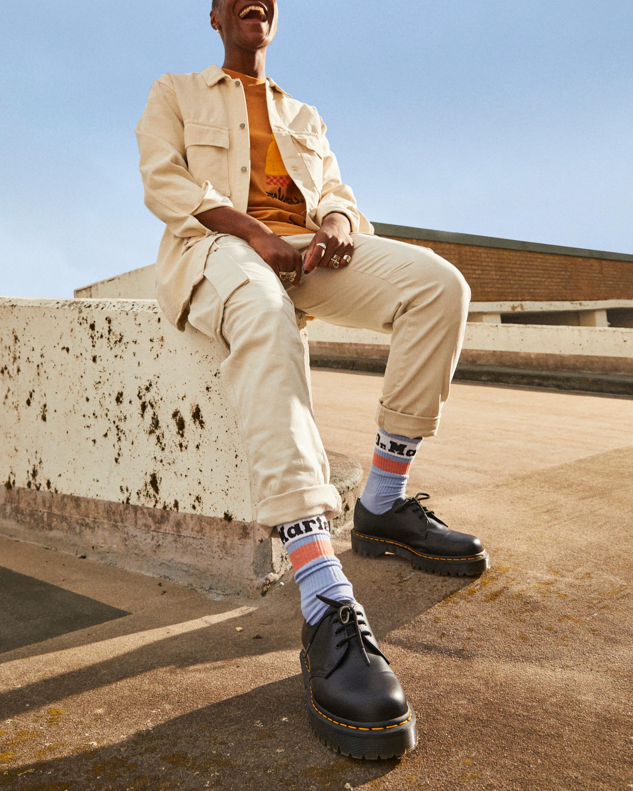 Dr. Martens Logo Cotton Blend Athletic Socks - Image 2