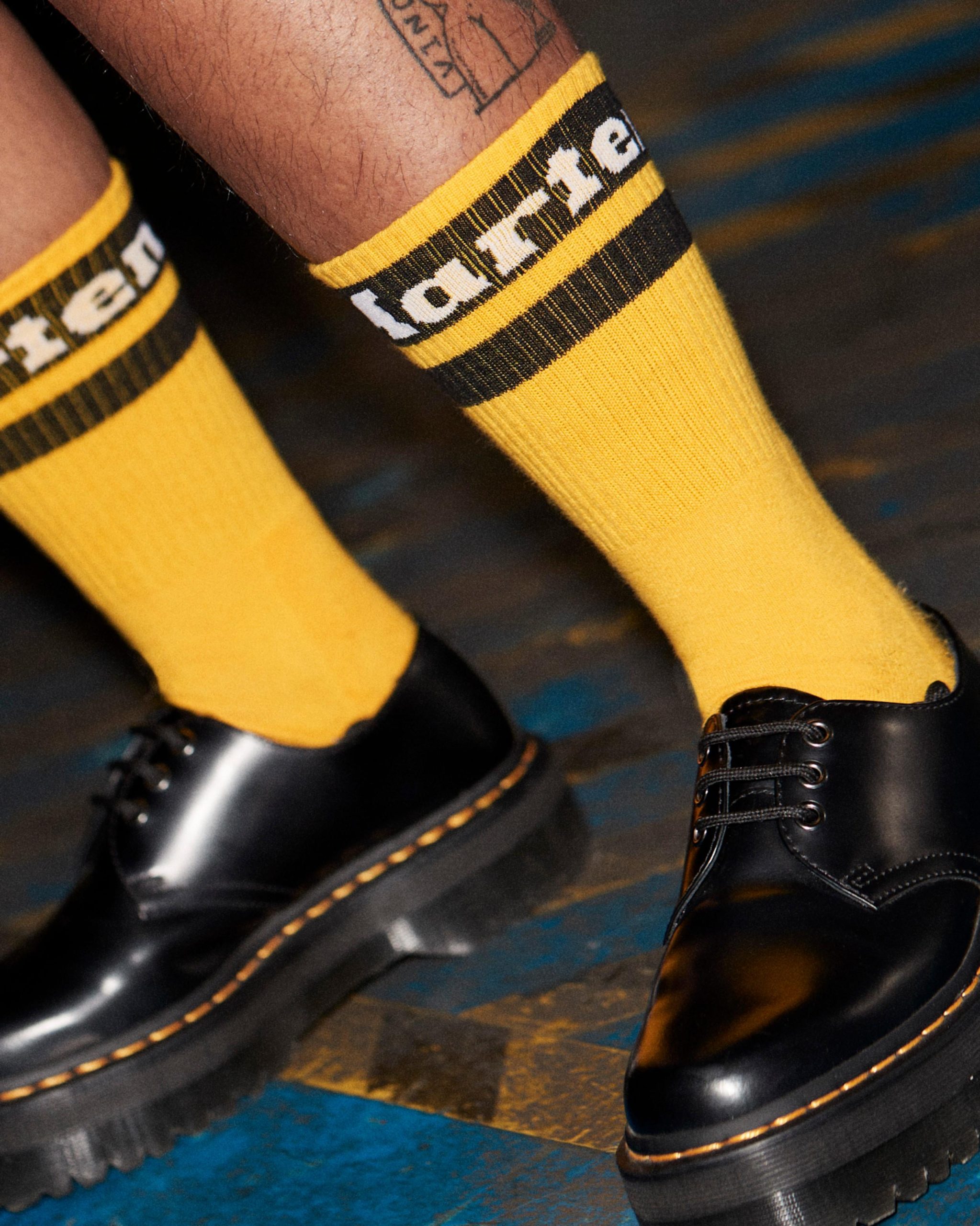 Dr. Martens Logo Cotton Blend Athletic Socks - Image 3